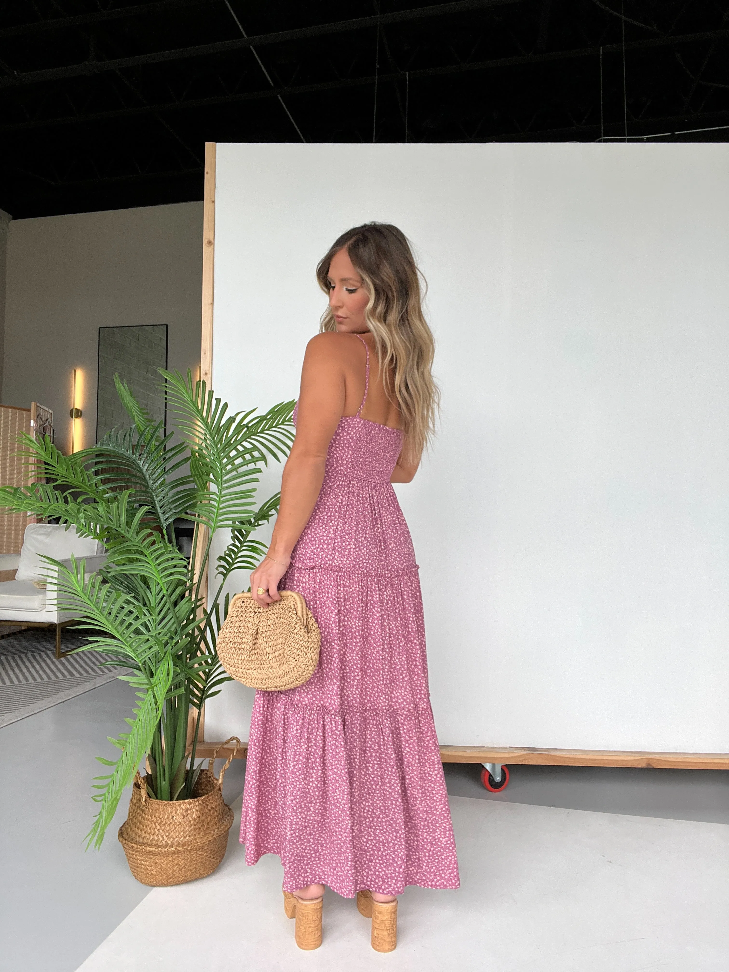 Butterfly Lane Maxi Dress Orchid Multi sold by Chic by Ally B product image thumbnail 4