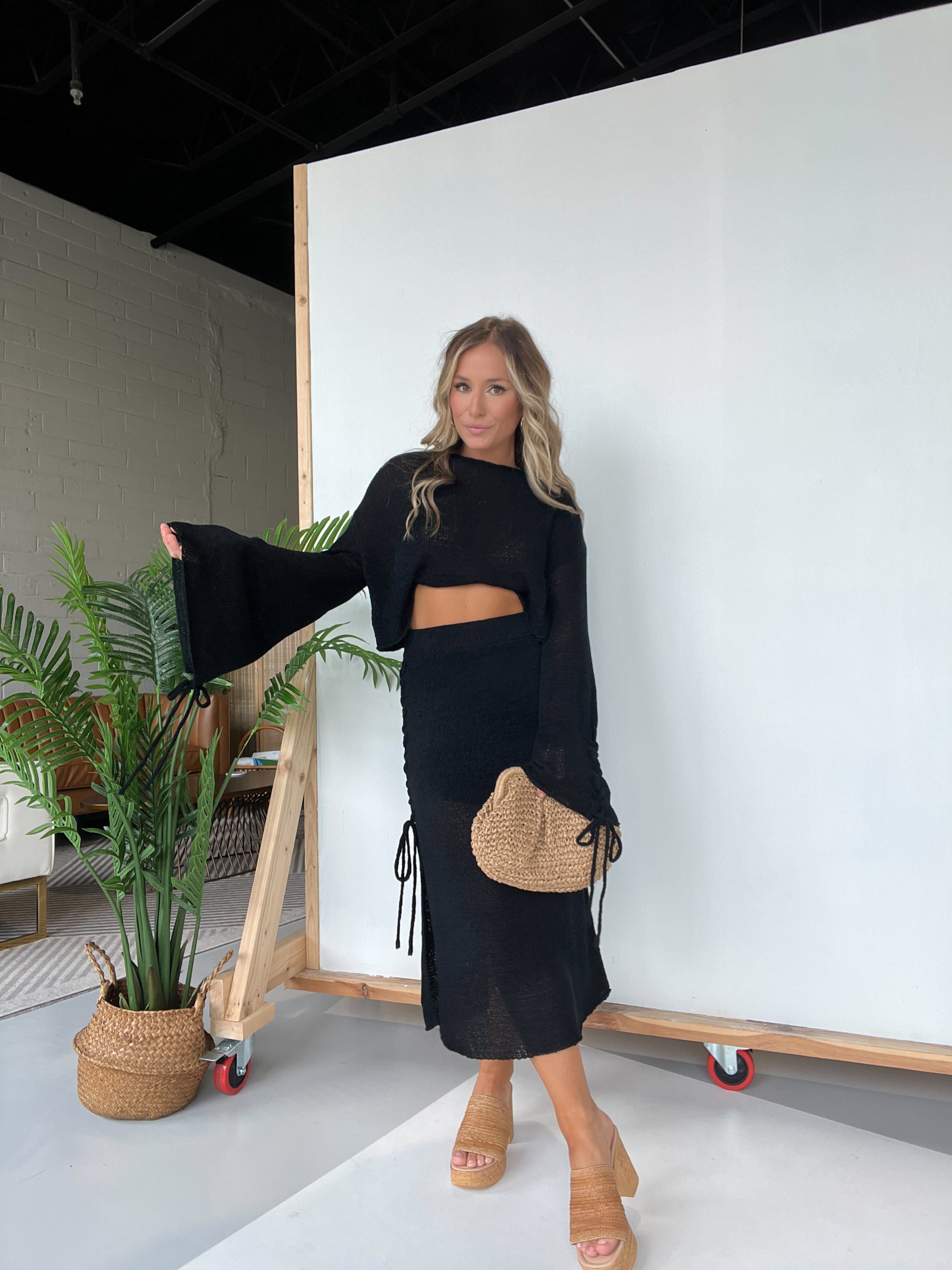 Tulum Nights Skirt Set Black sold by Chic by Ally B product image thumbnail 2