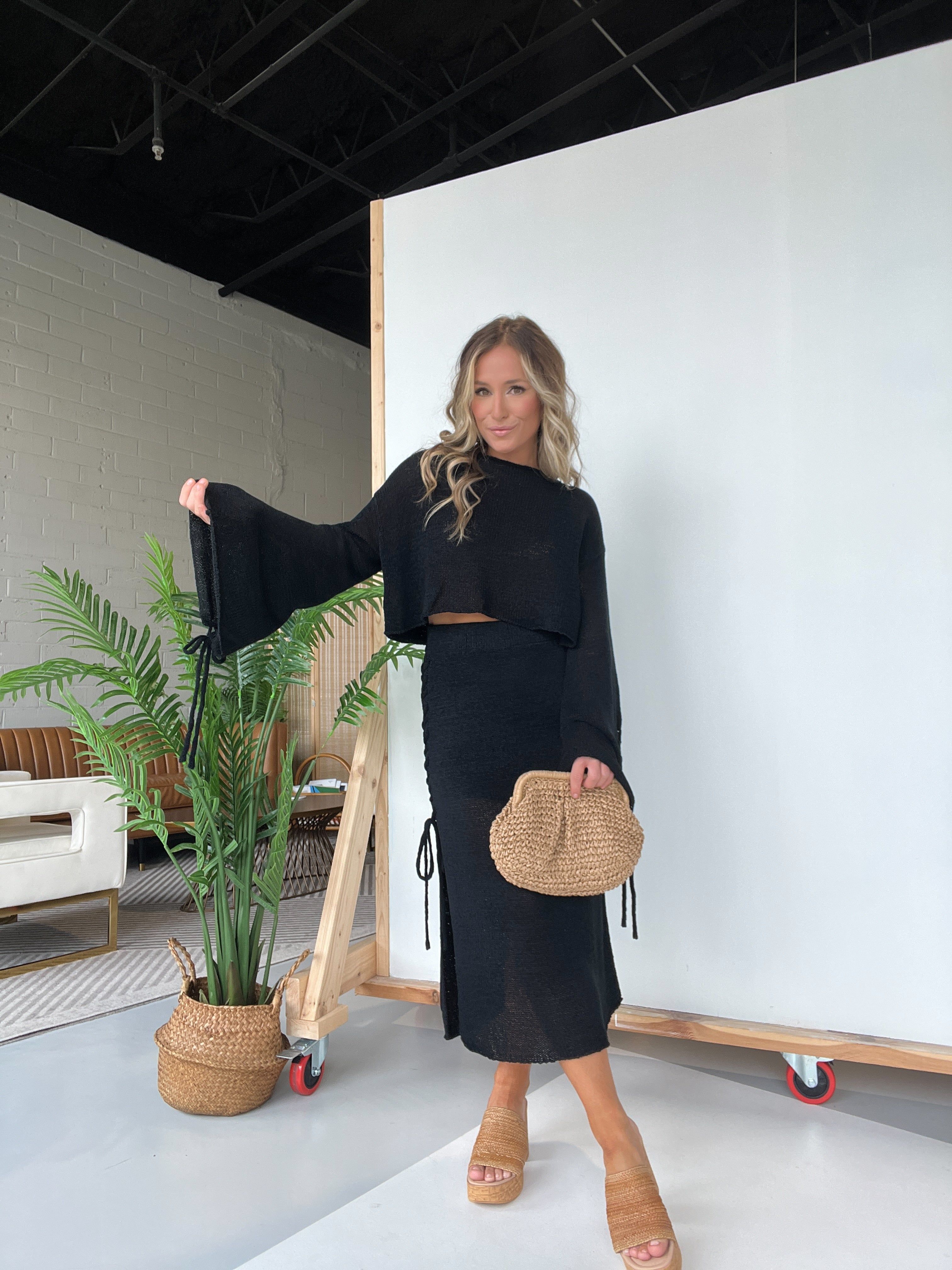 Tulum Nights Skirt Set Black sold by Chic by Ally B product image thumbnail 5