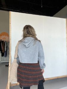 Overtime Hoodie Heather Grey sold by Chic by Ally B