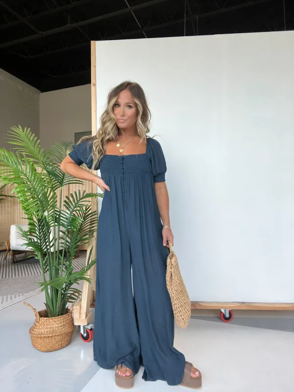 Made For This Jumpsuit Navy sold by Chic by Ally B