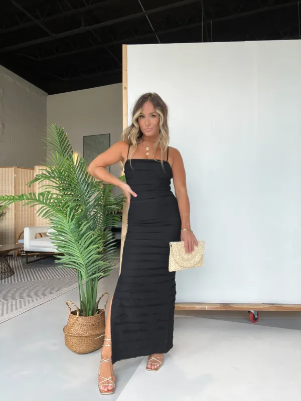 Verde Estate Maxi Dress Black sold by Chic by Ally B