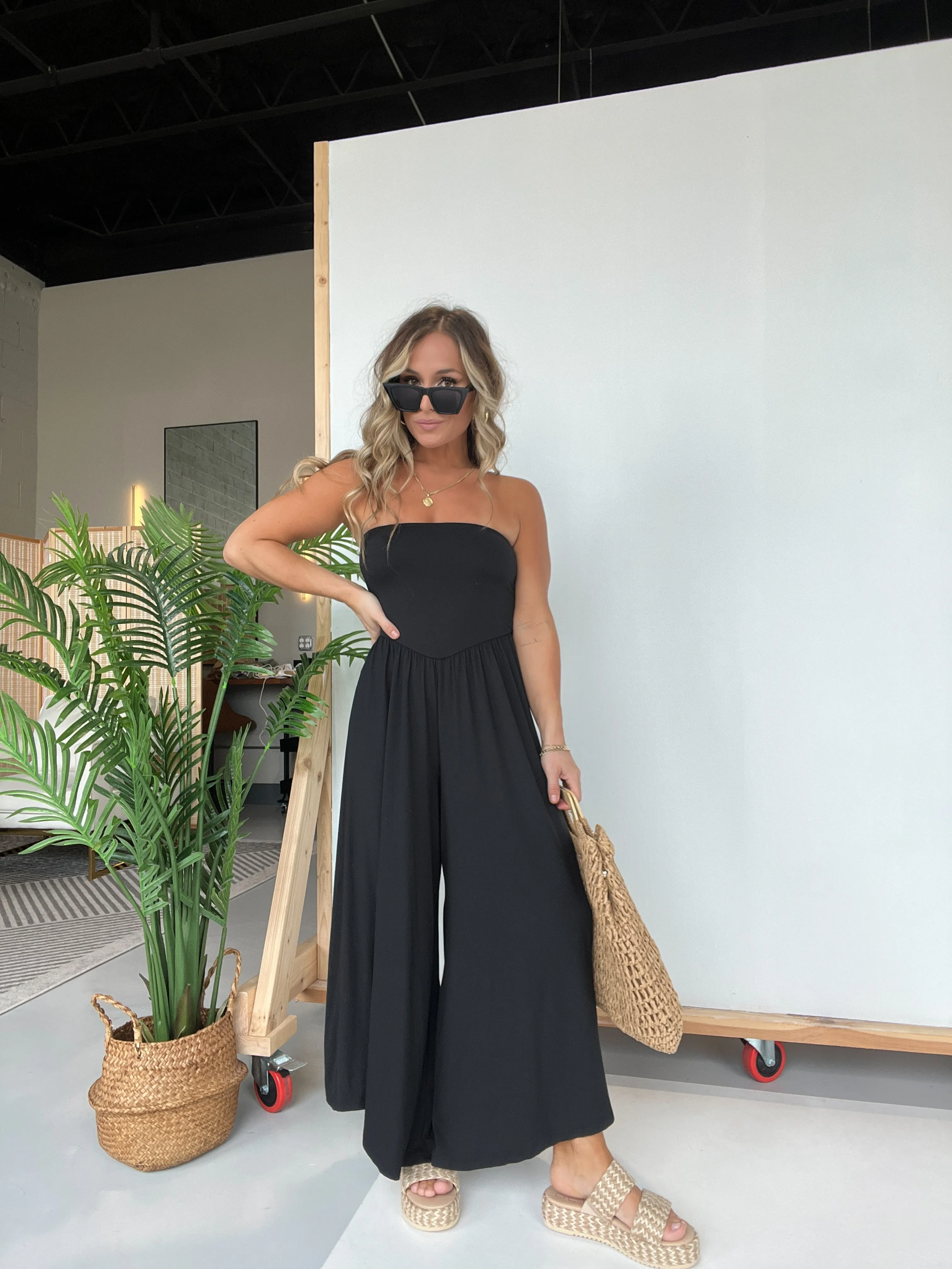 Getaway Car Jumpsuit Black sold by Chic by Ally B product image thumbnail 2