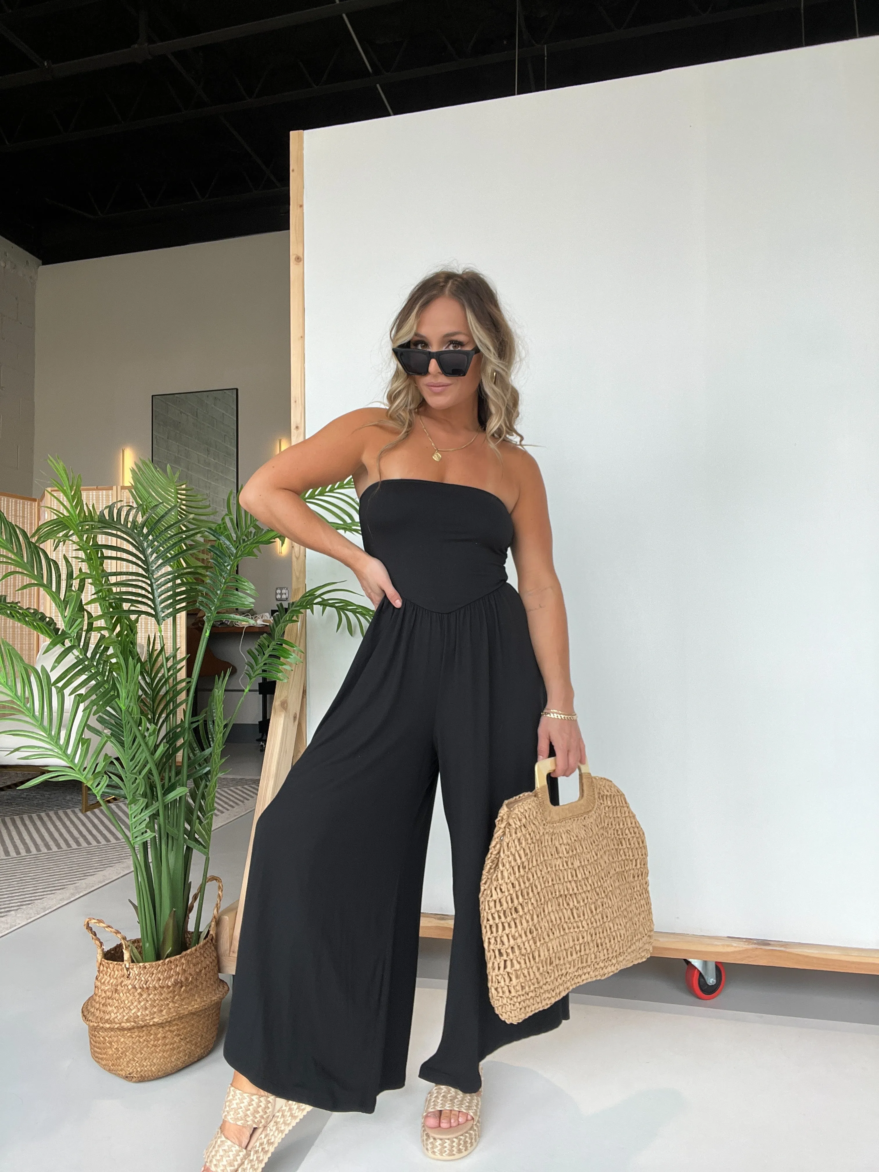 Getaway Car Jumpsuit Black sold by Chic by Ally B product image thumbnail 3