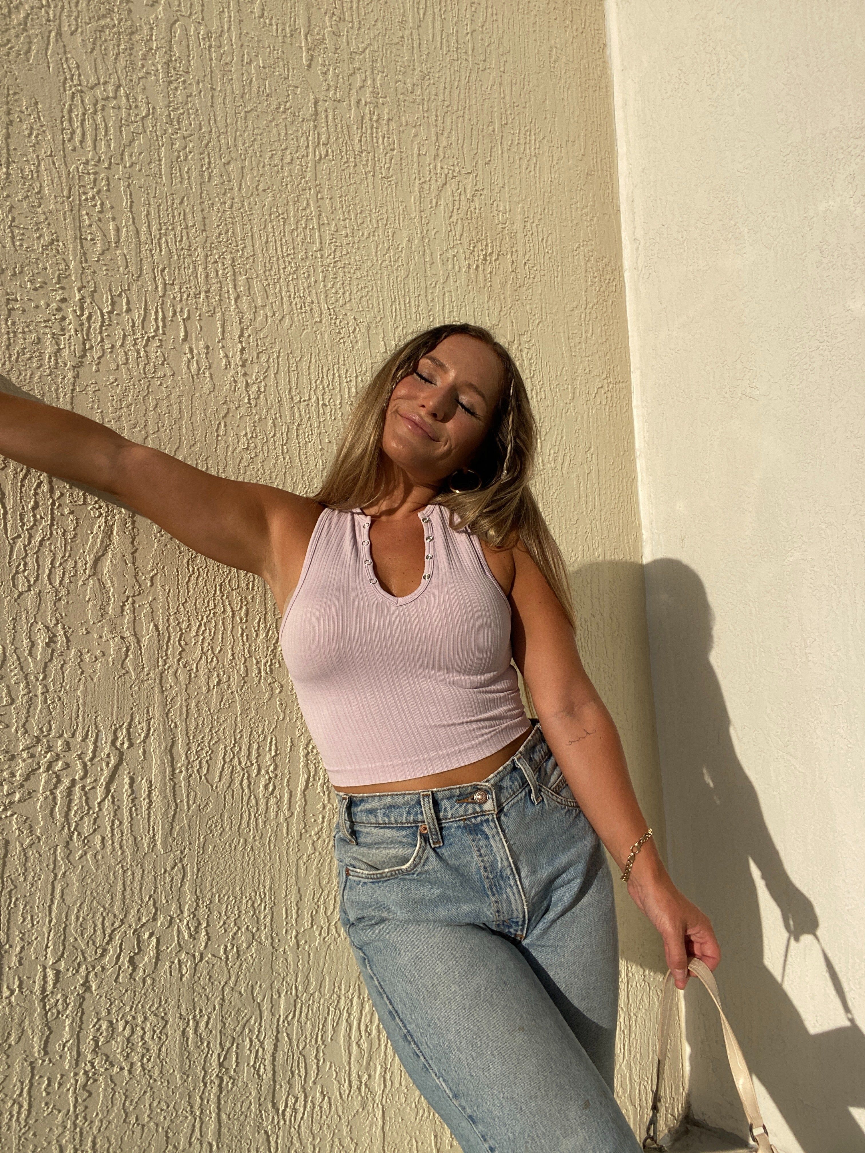 PRETTY GAL TANK LAV sold by Chic by Ally B