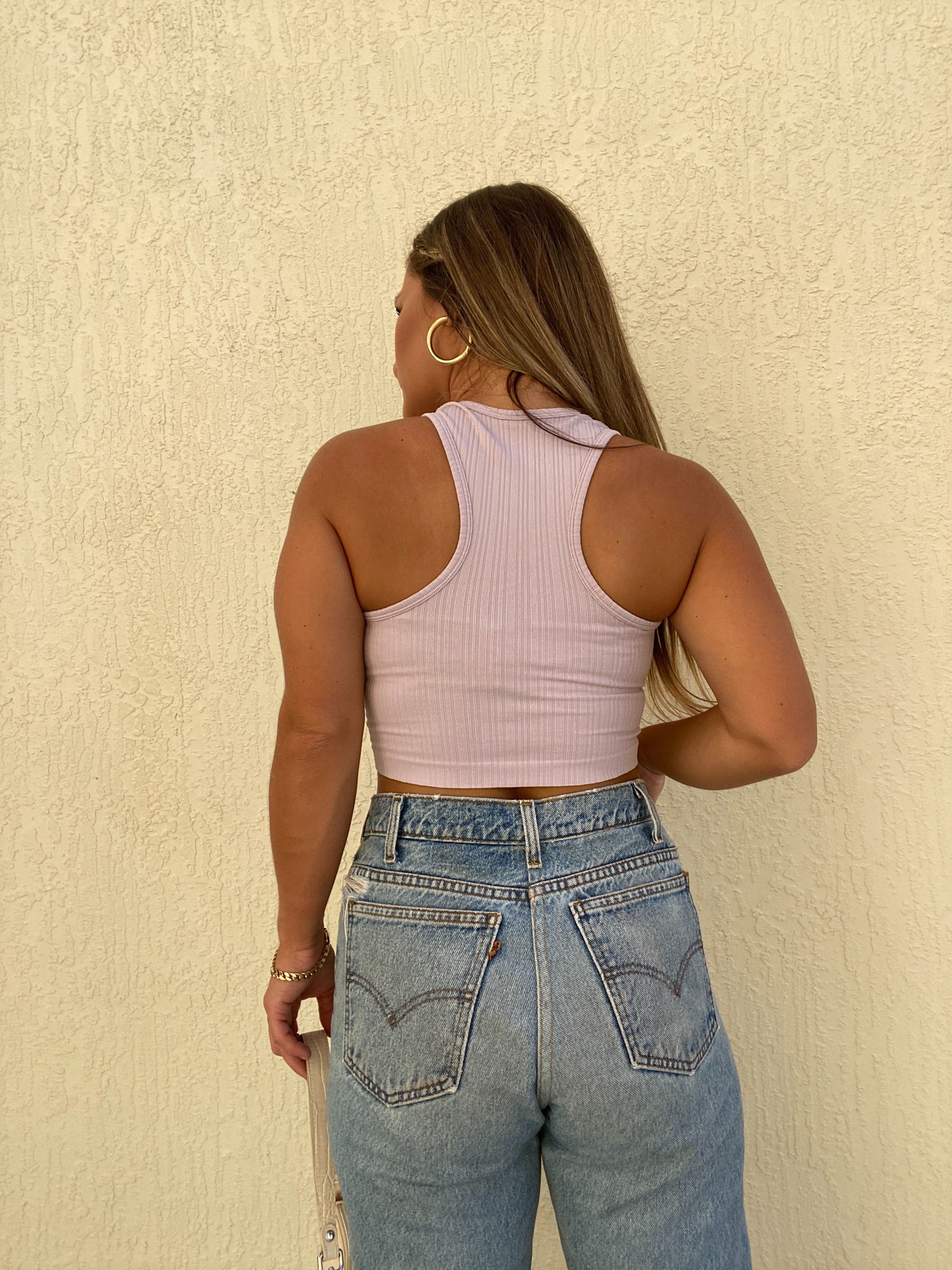 PRETTY GAL TANK LAV sold by Chic by Ally B product image thumbnail 5