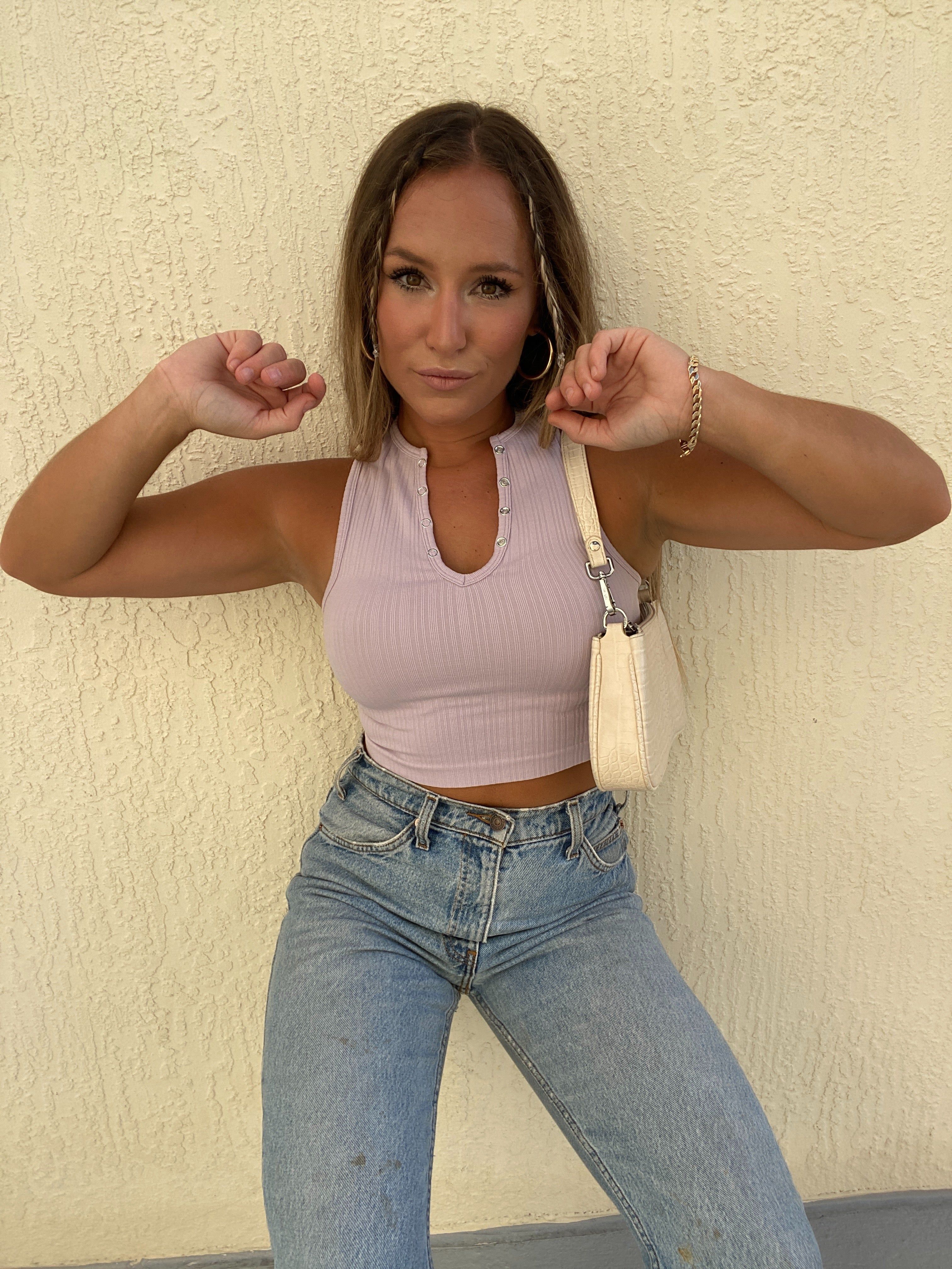 PRETTY GAL TANK LAV sold by Chic by Ally B product image thumbnail 6