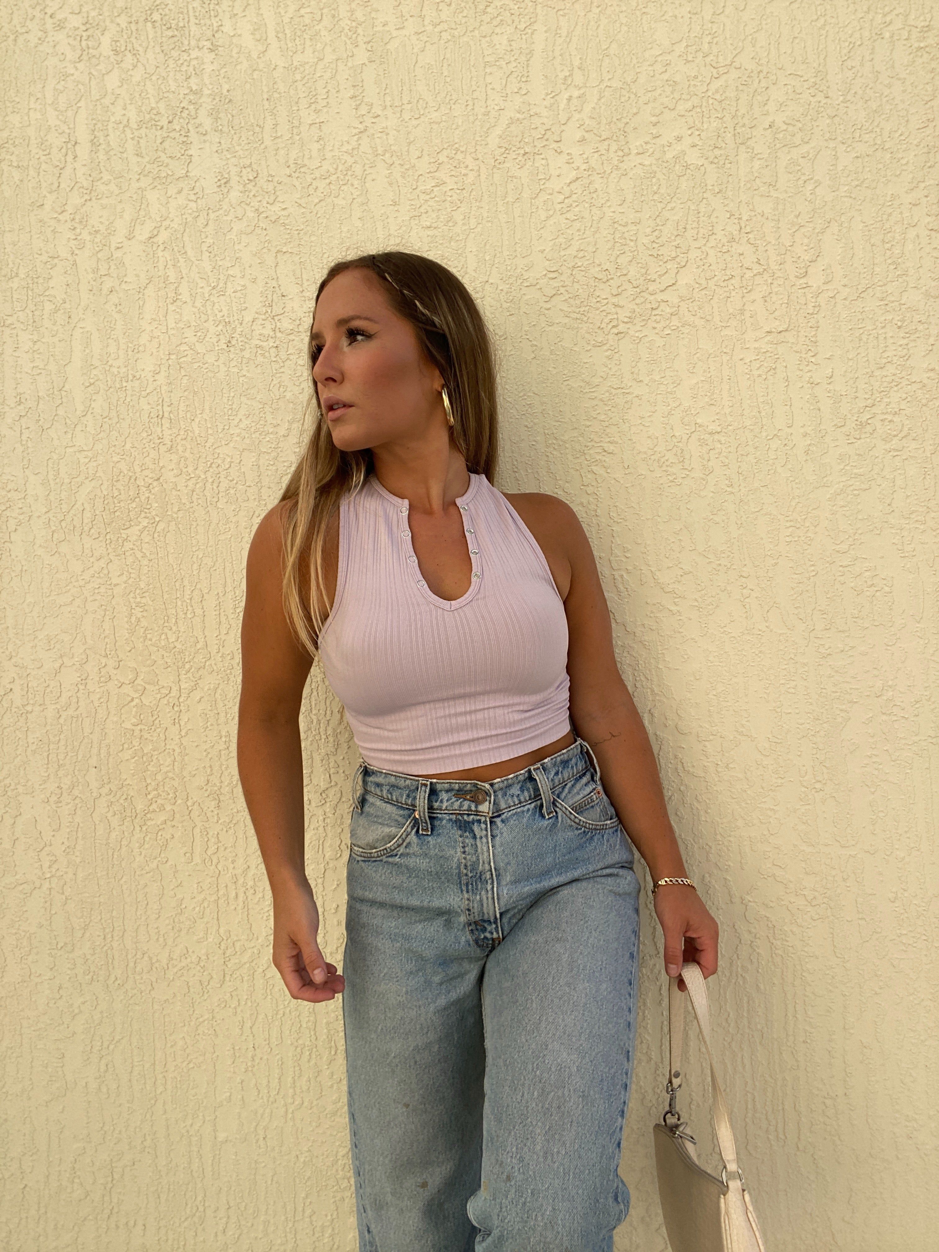 PRETTY GAL TANK LAV sold by Chic by Ally B product image thumbnail 4