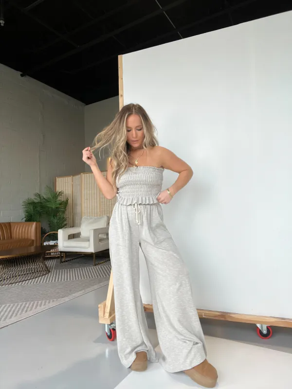 One Day Lounge Pants Heather Grey sold by Chic by Ally B