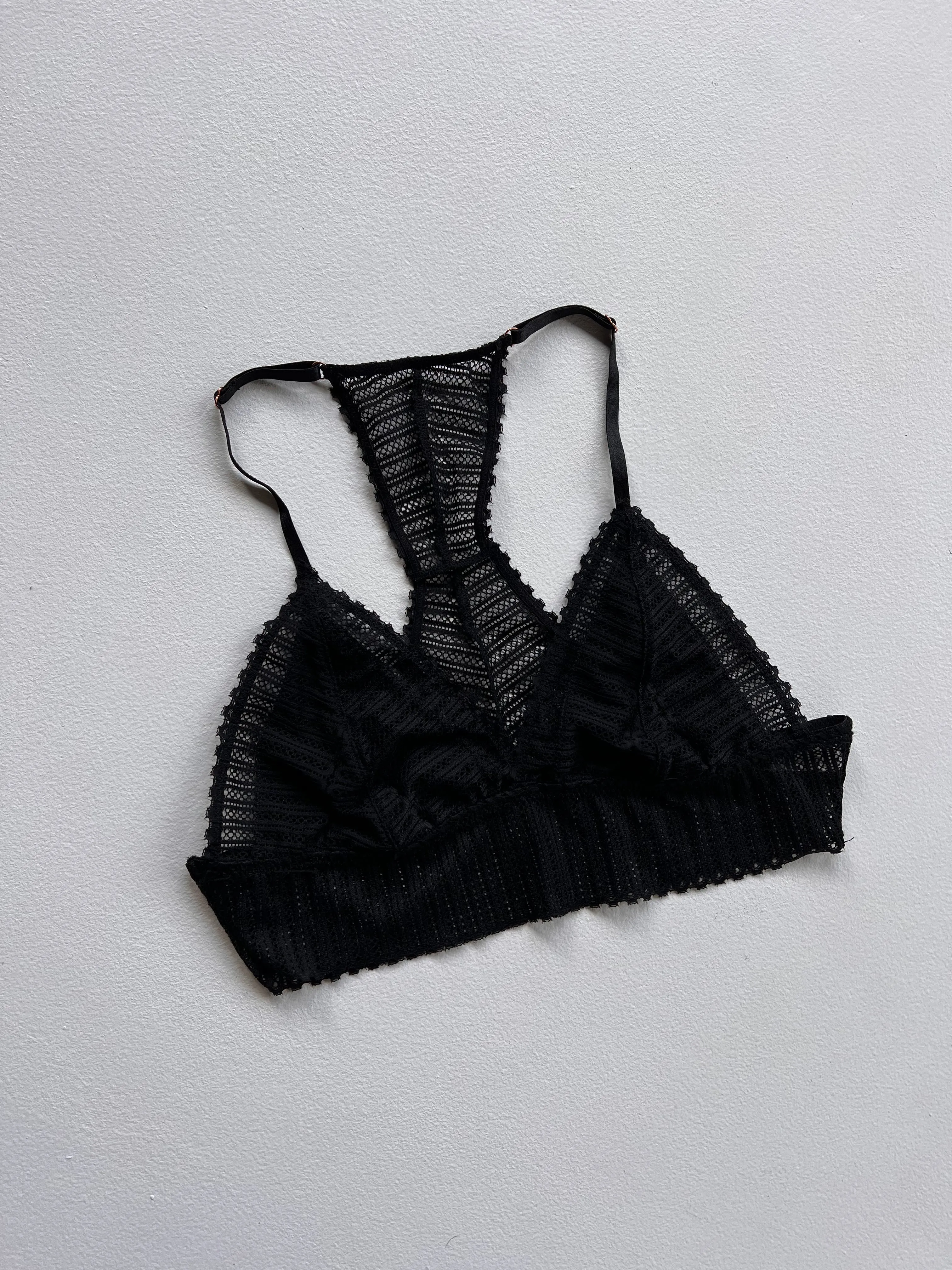 BLACK BOHO LACE BRALETTE sold by Chic by Ally B