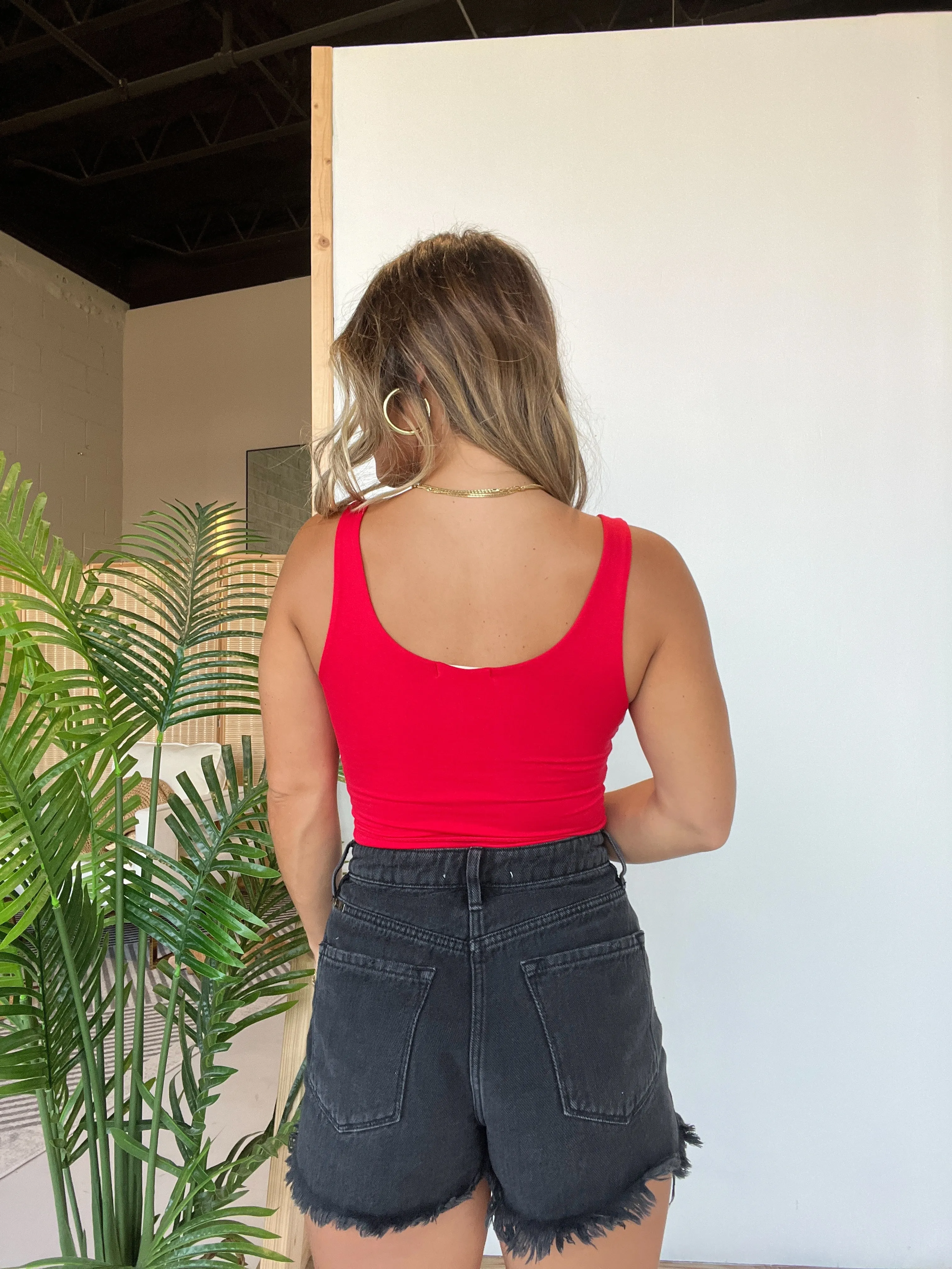 Bobbi Basic Tank Red sold by Chic by Ally B product image thumbnail 4