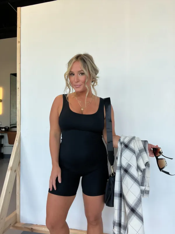 Kendall Athletic Romper Black sold by Chic by Ally B