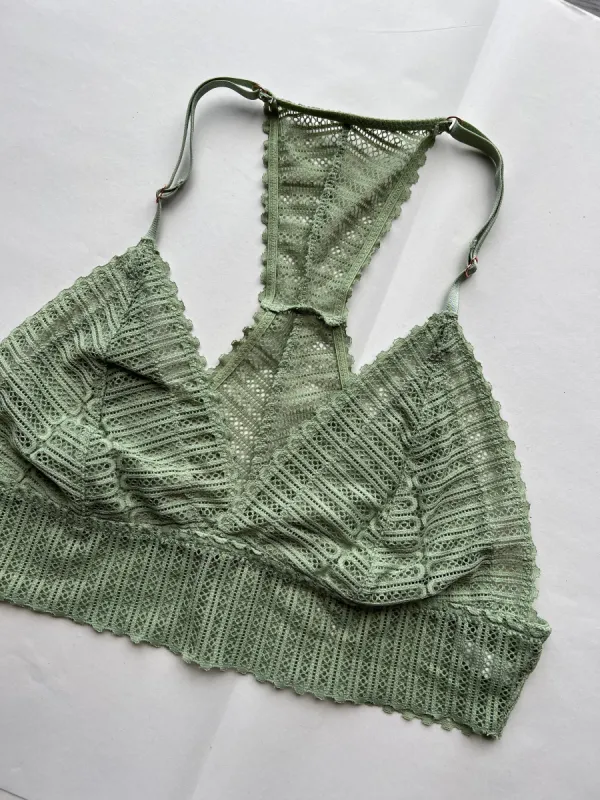 SAGE BOHO LACE BRALETTE sold by Chic by Ally B