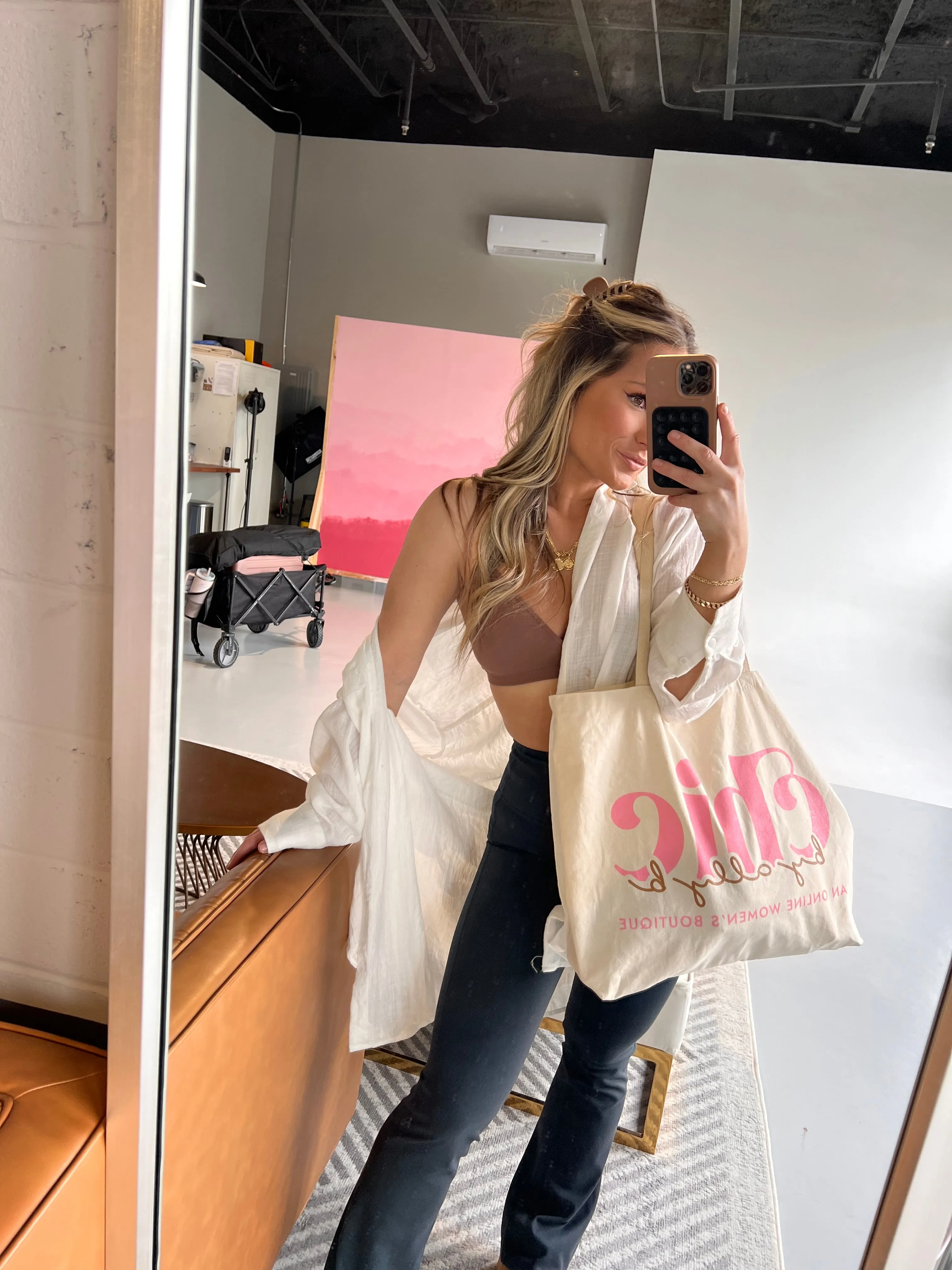 Addie Curve Bralette Chocolate sold by Chic by Ally B product image thumbnail 4