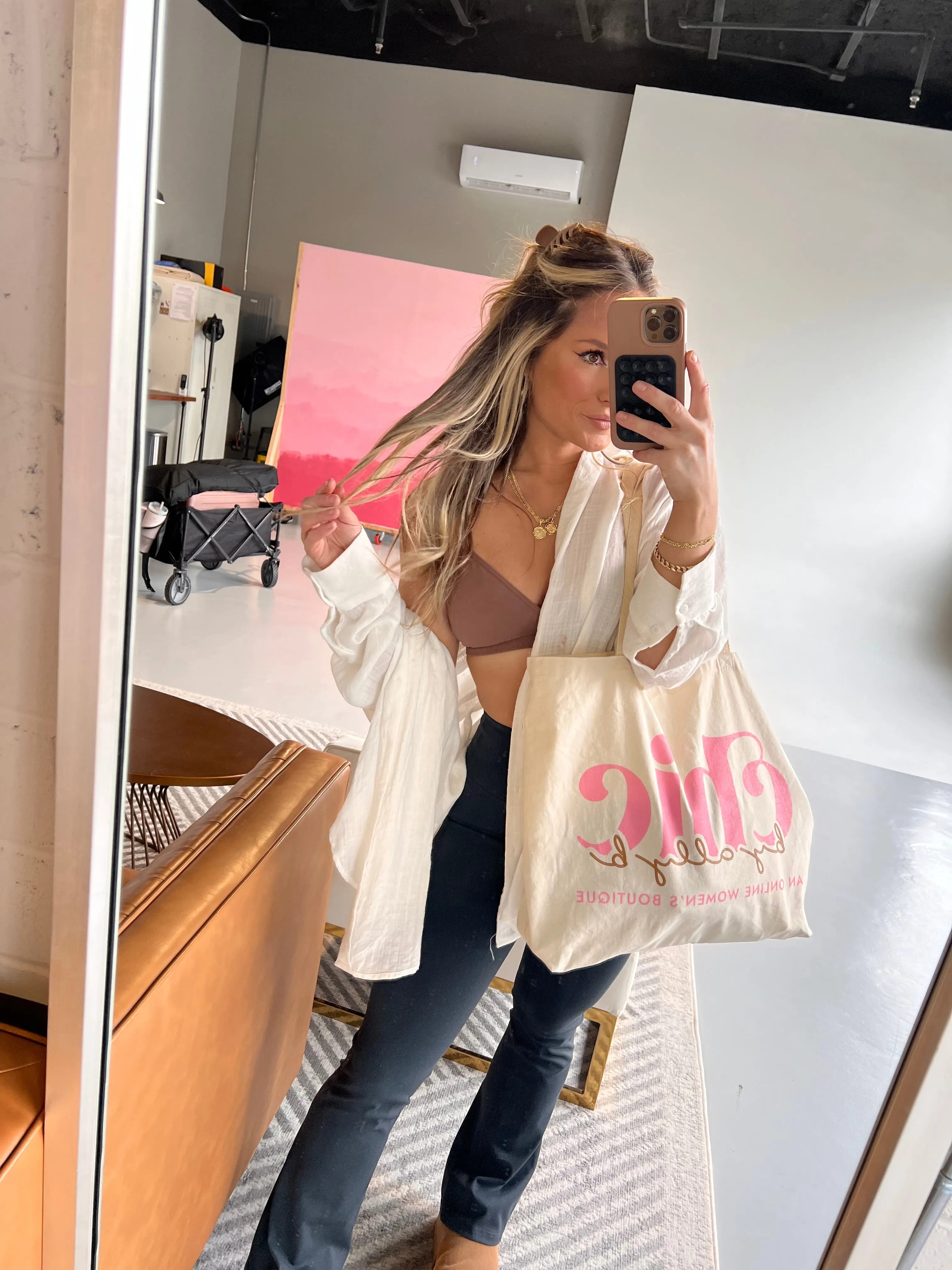 Addie Curve Bralette Chocolate sold by Chic by Ally B product image thumbnail 3