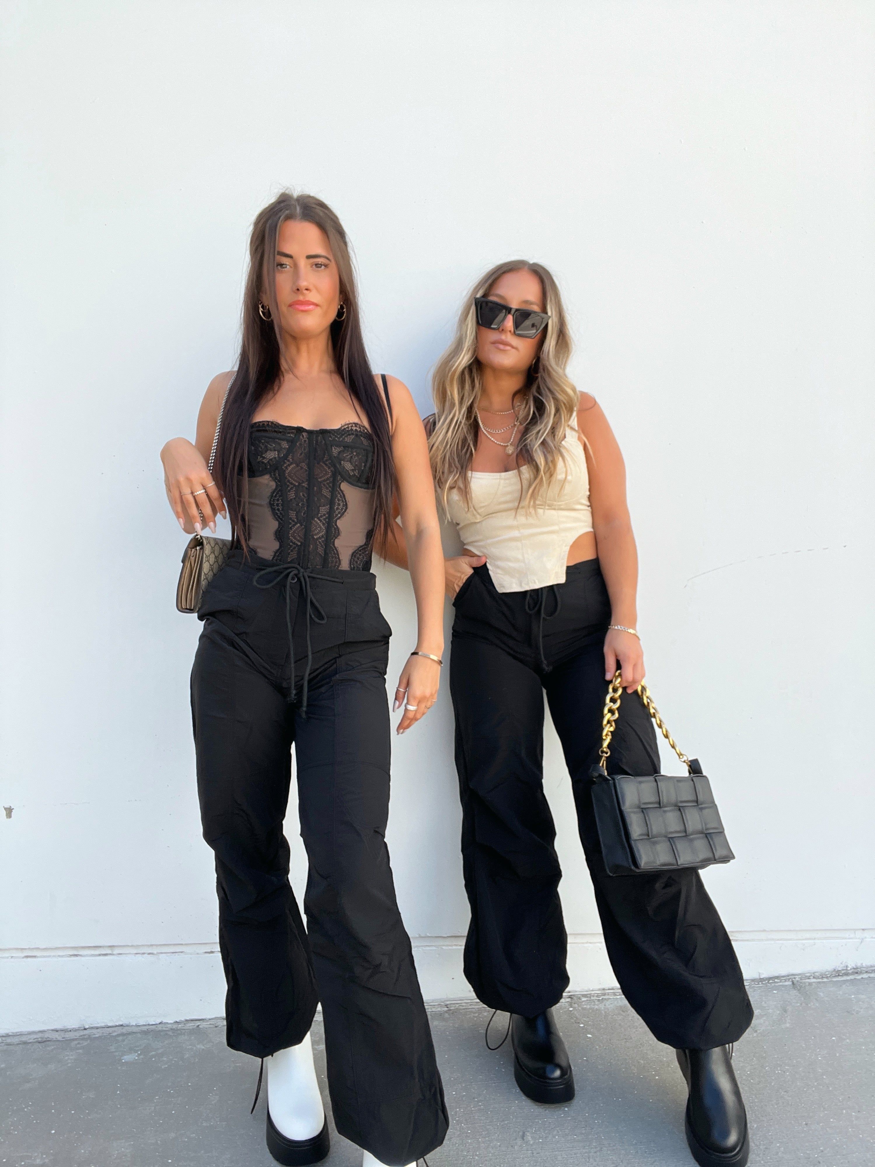 PARACHUTE PANTS BLACK sold by Chic by Ally B product image thumbnail 12