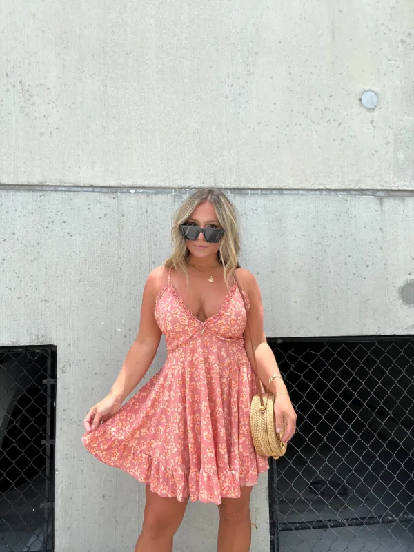 Lilo Lou Floral Mini Dress sold by Chic by Ally B