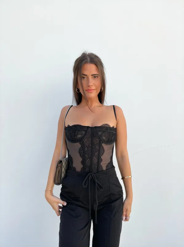 LACE ME UP CORSET TOP sold by Chic by Ally B