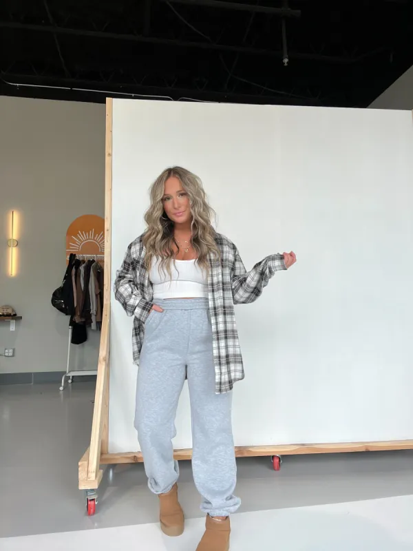 Overtime Joggers Heather Grey sold by Chic by Ally B
