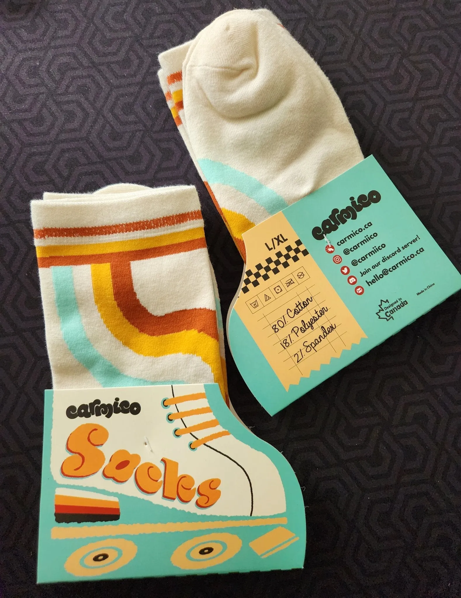 Over The Rainbow | Socks sold by Carmico product image thumbnail 2