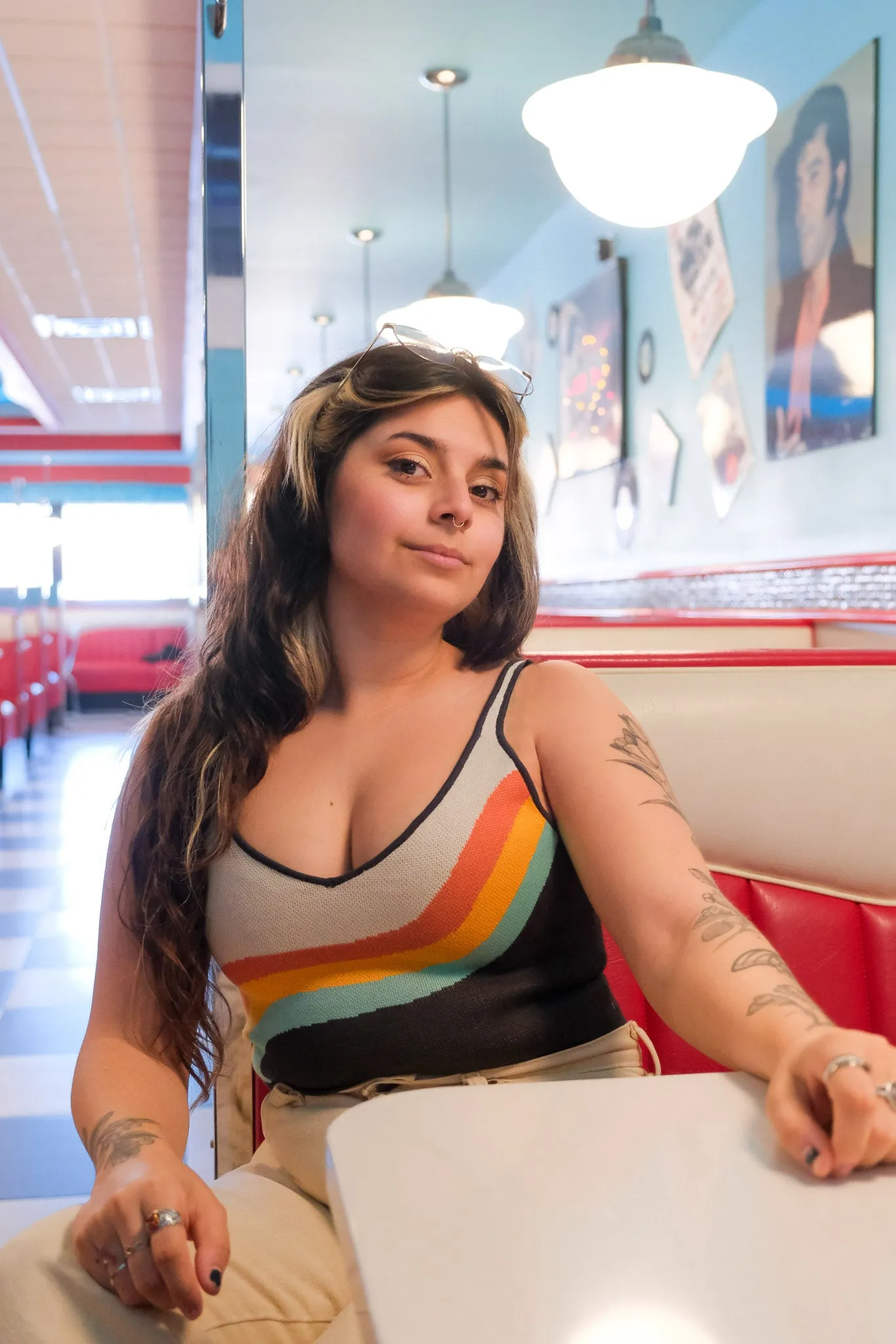 Over The Rainbow | Knit Tank sold by Carmico product image thumbnail 3