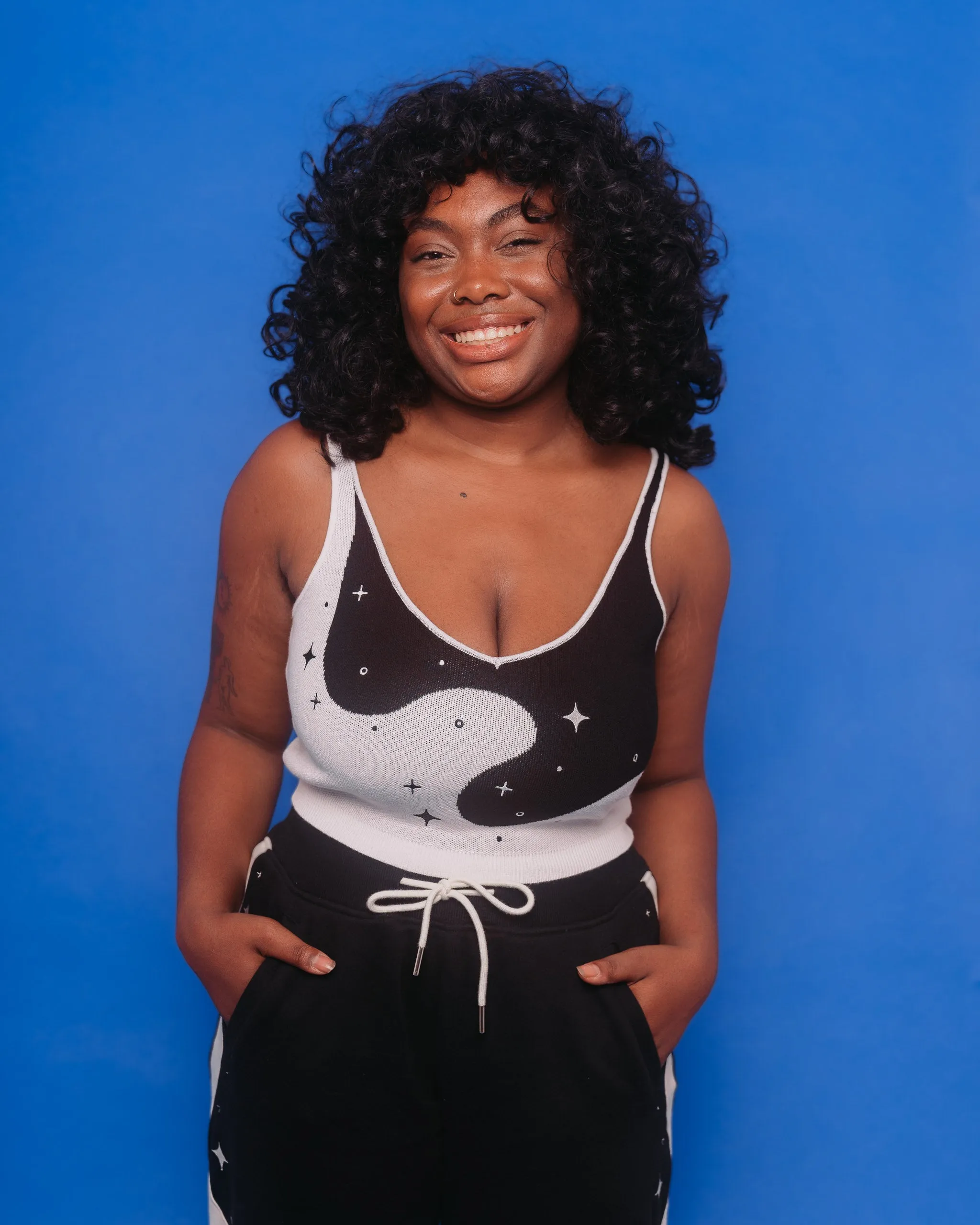 Deep Space | Knit Tank sold by Carmico product image thumbnail 5