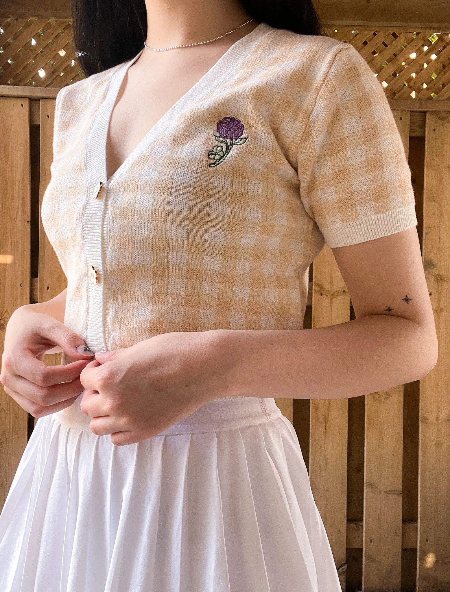 Clover Fields | Mini Cardigan sold by Carmico product image thumbnail 3