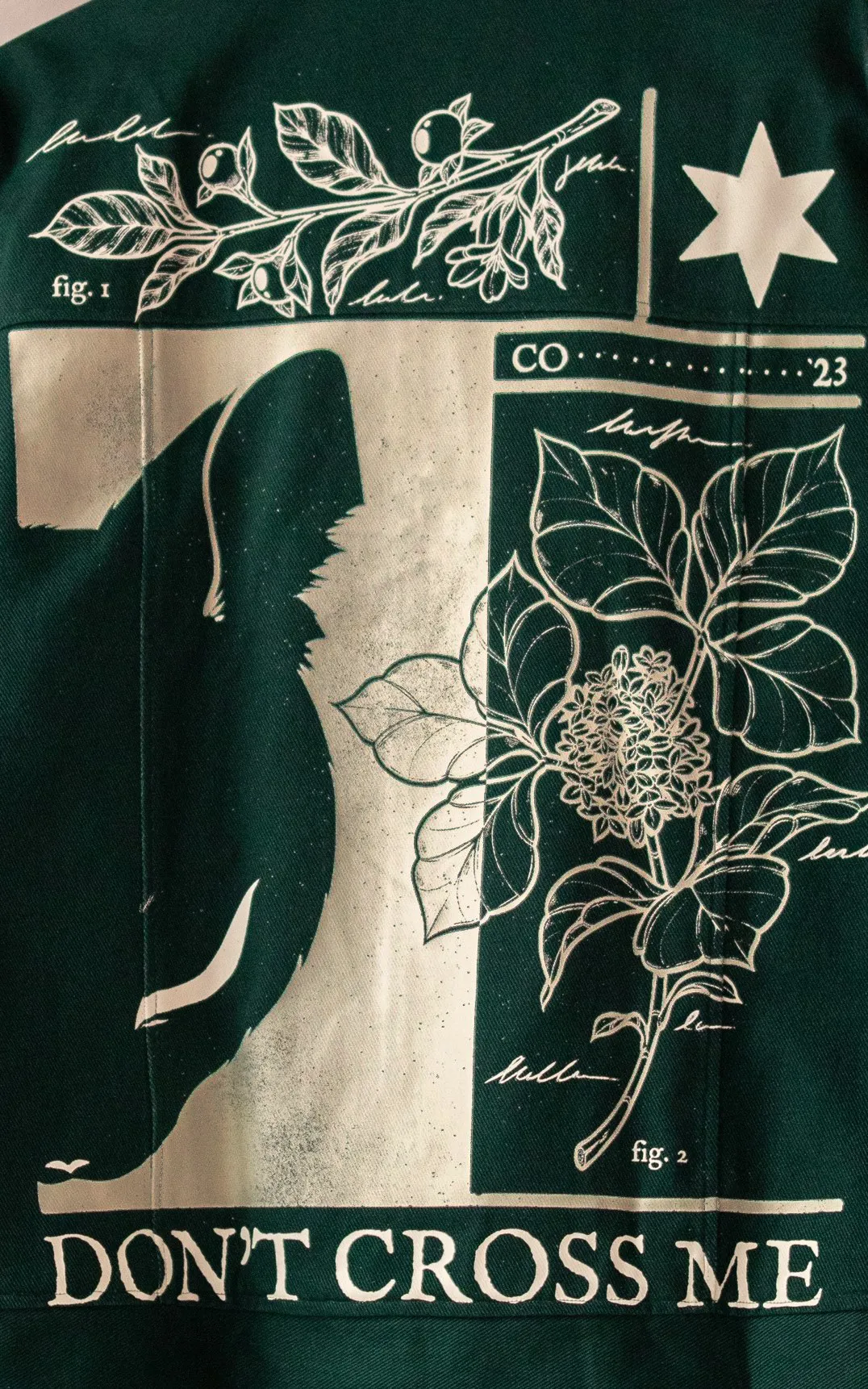 Don't Cross Me | Over-Sized Jacket sold by Carmico product image thumbnail 4