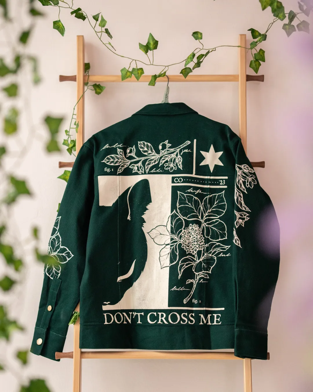 Don't Cross Me | Over-Sized Jacket sold by Carmico