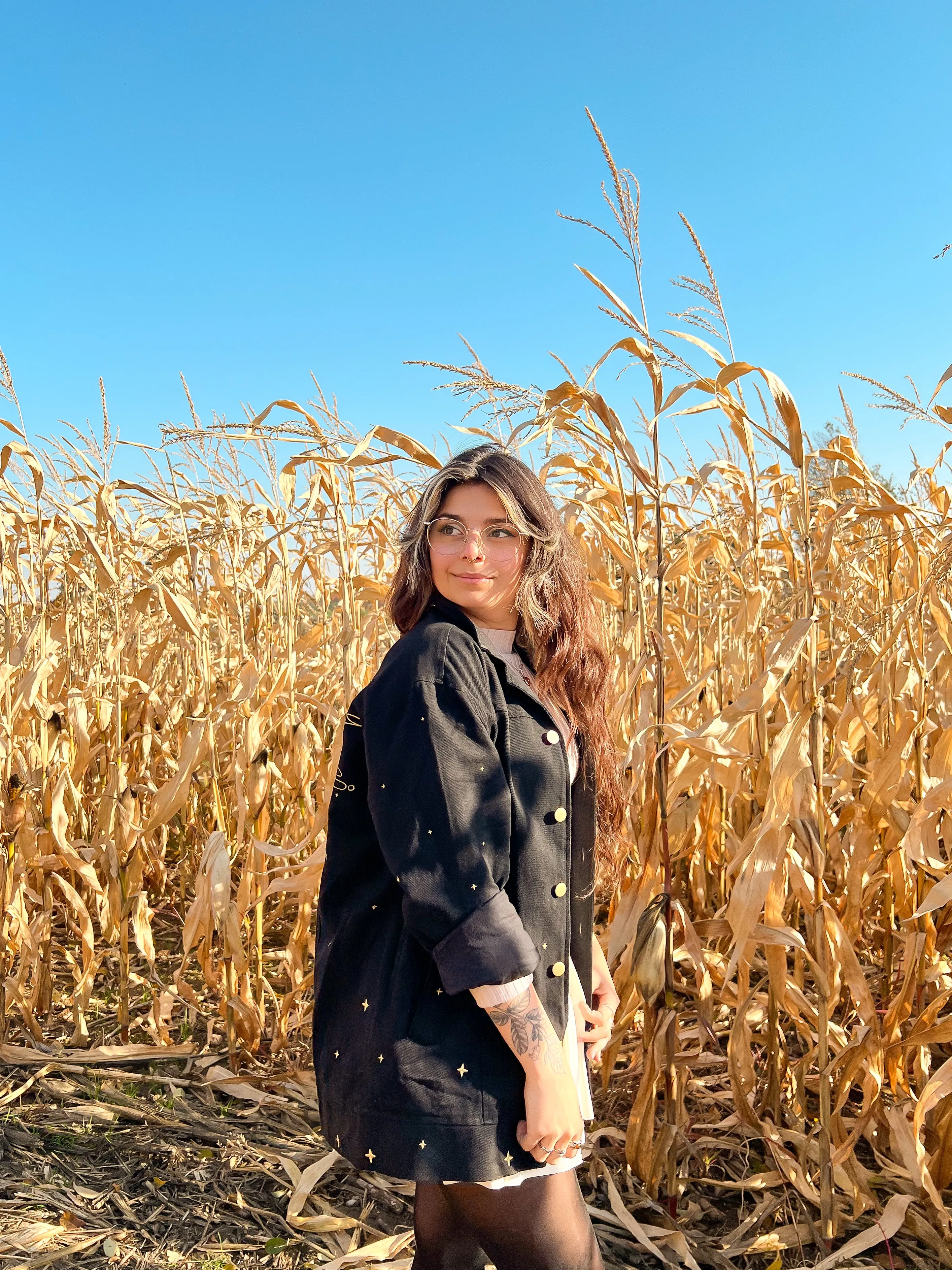 Night Bloom | Over-Sized Jacket sold by Carmico product image thumbnail 5