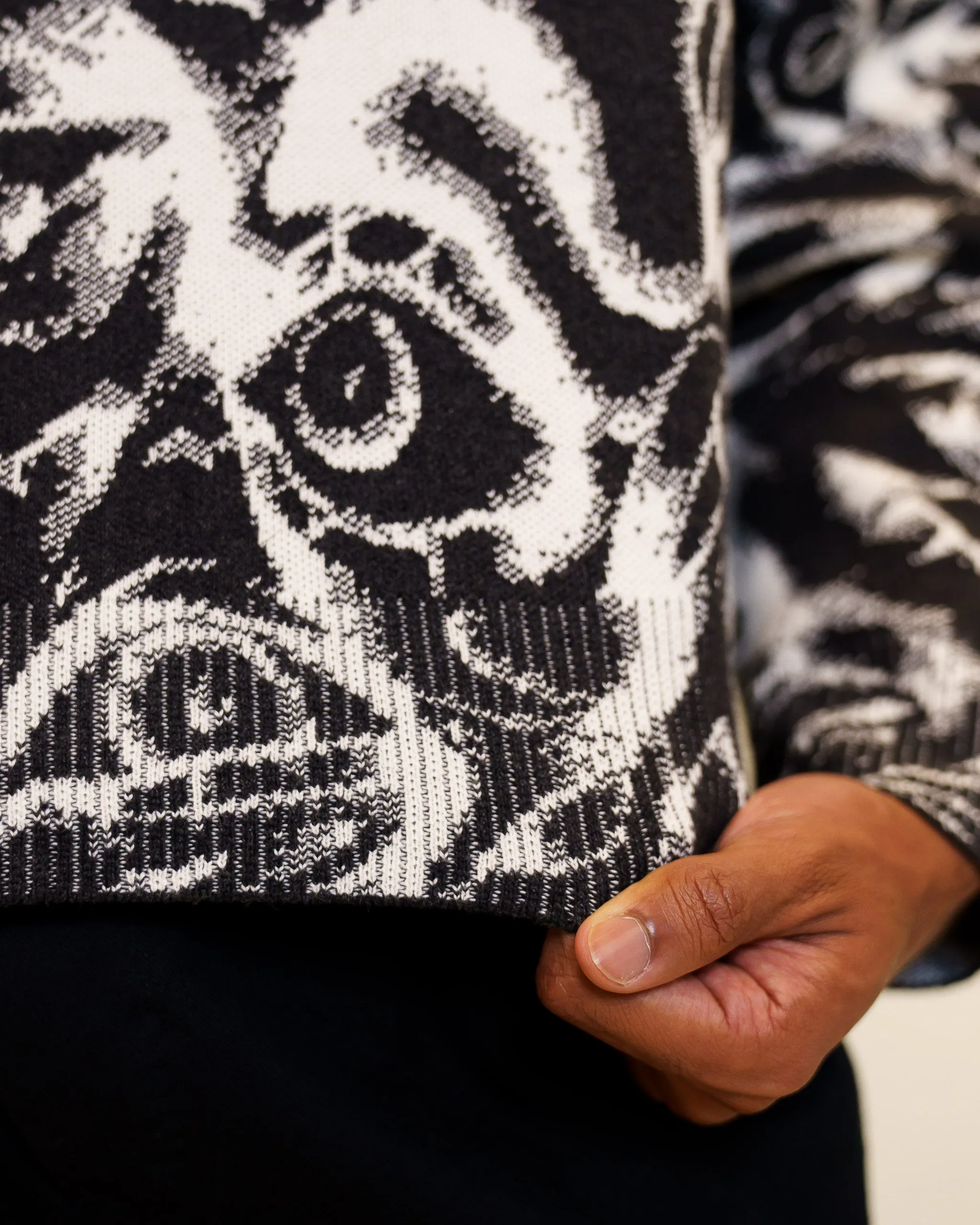 Eyes On You | Cropped Knit Sweater sold by Carmico product image thumbnail 5