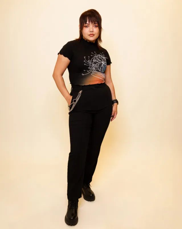 Calling Card | Black Mini Tee sold by Carmico