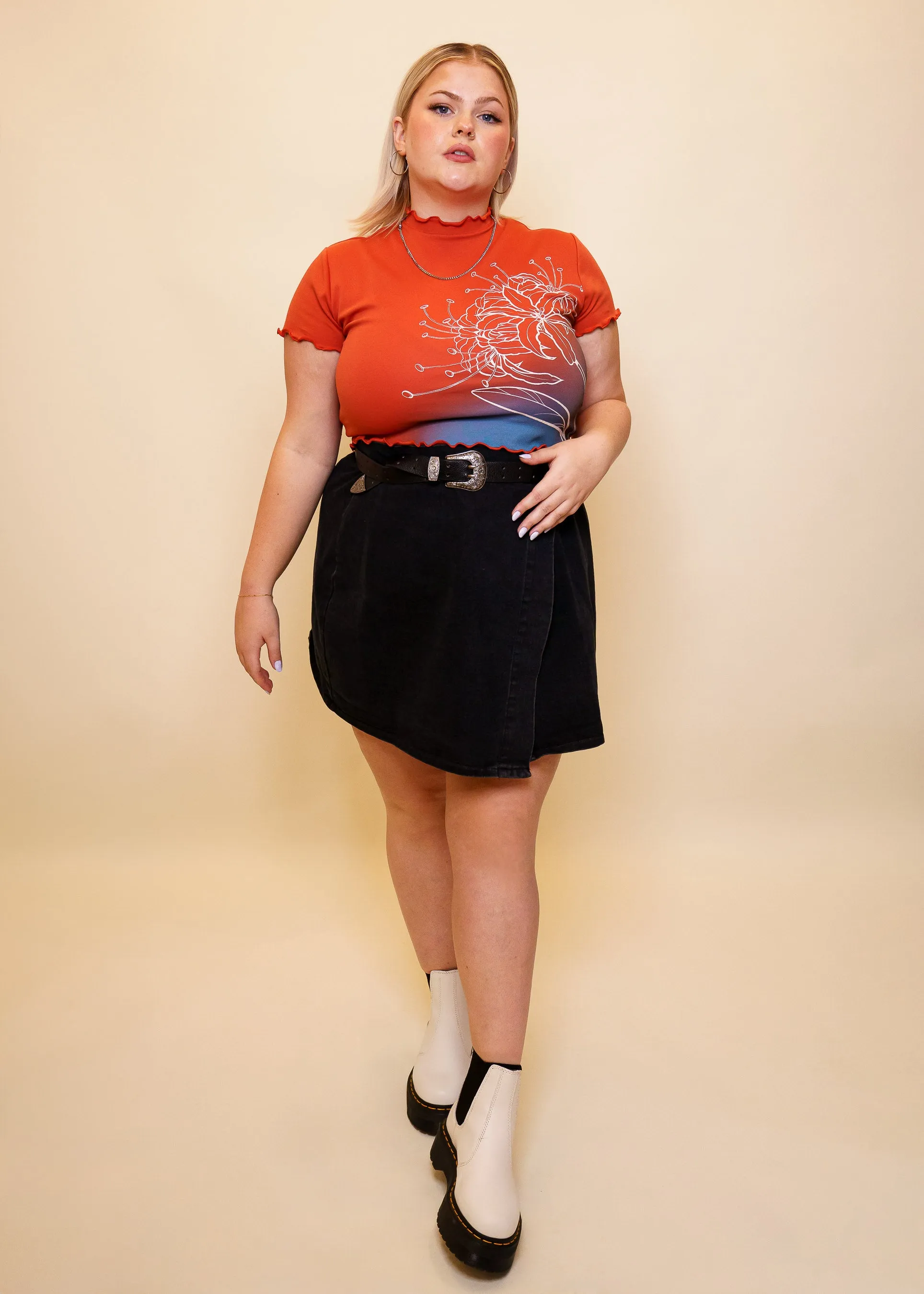 Calling Card | Red Mini Tee sold by Carmico product image thumbnail 3