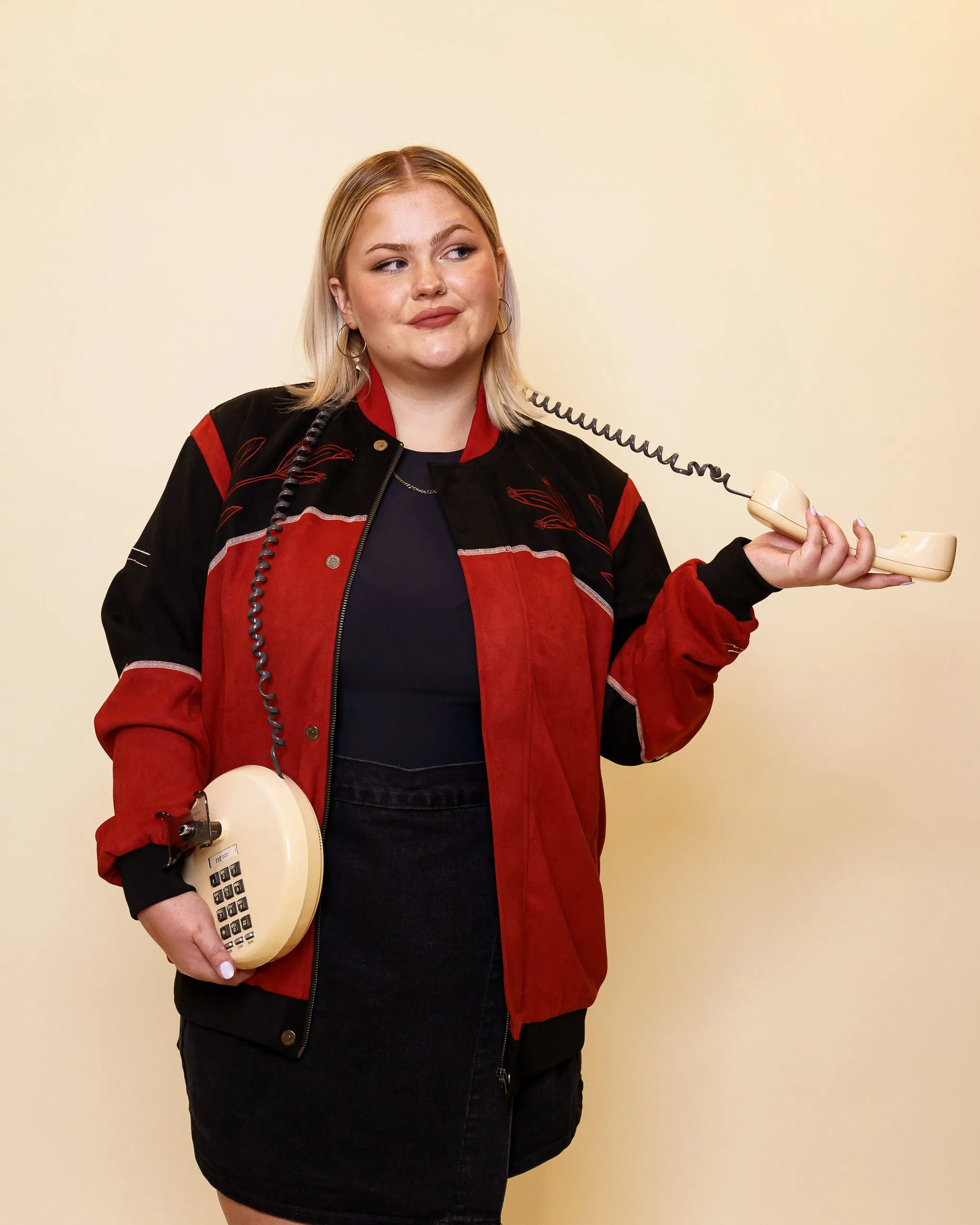 Calling Card | Faux-Suede Jacket sold by Carmico product image thumbnail 4