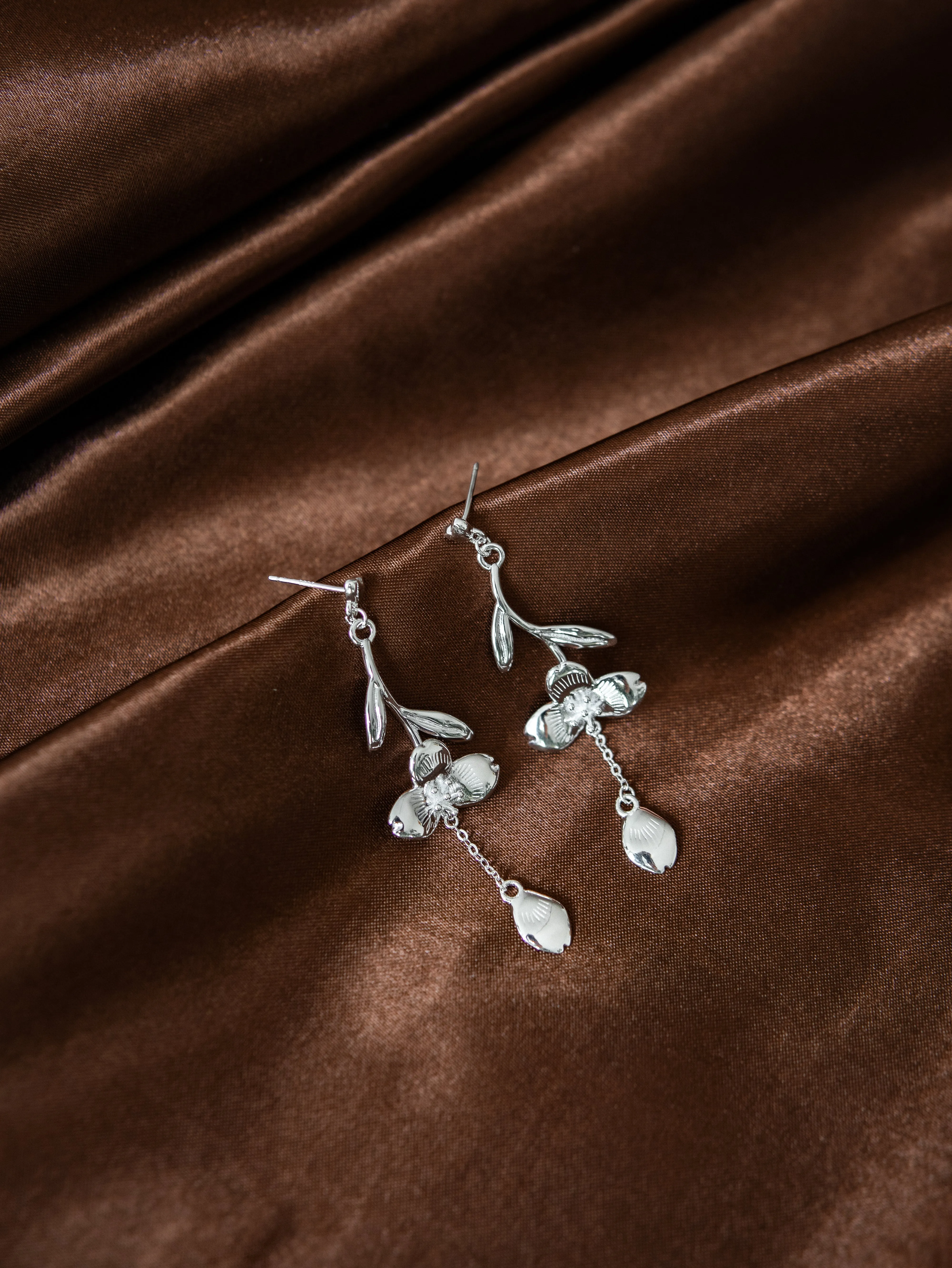 Loves Me Not | Silver Earrings sold by Carmico product image thumbnail 2