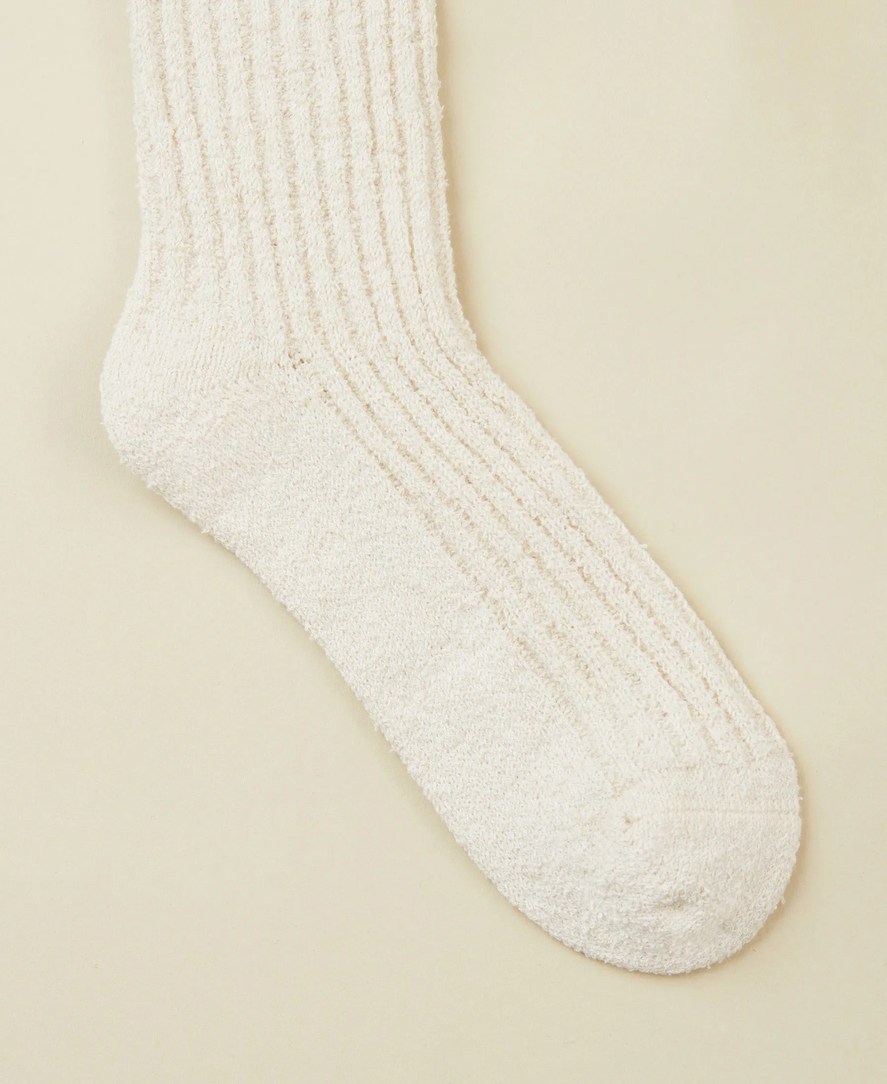 Unisex Off-white Loop Yarn Socks sold by Somatchi product image thumbnail 2