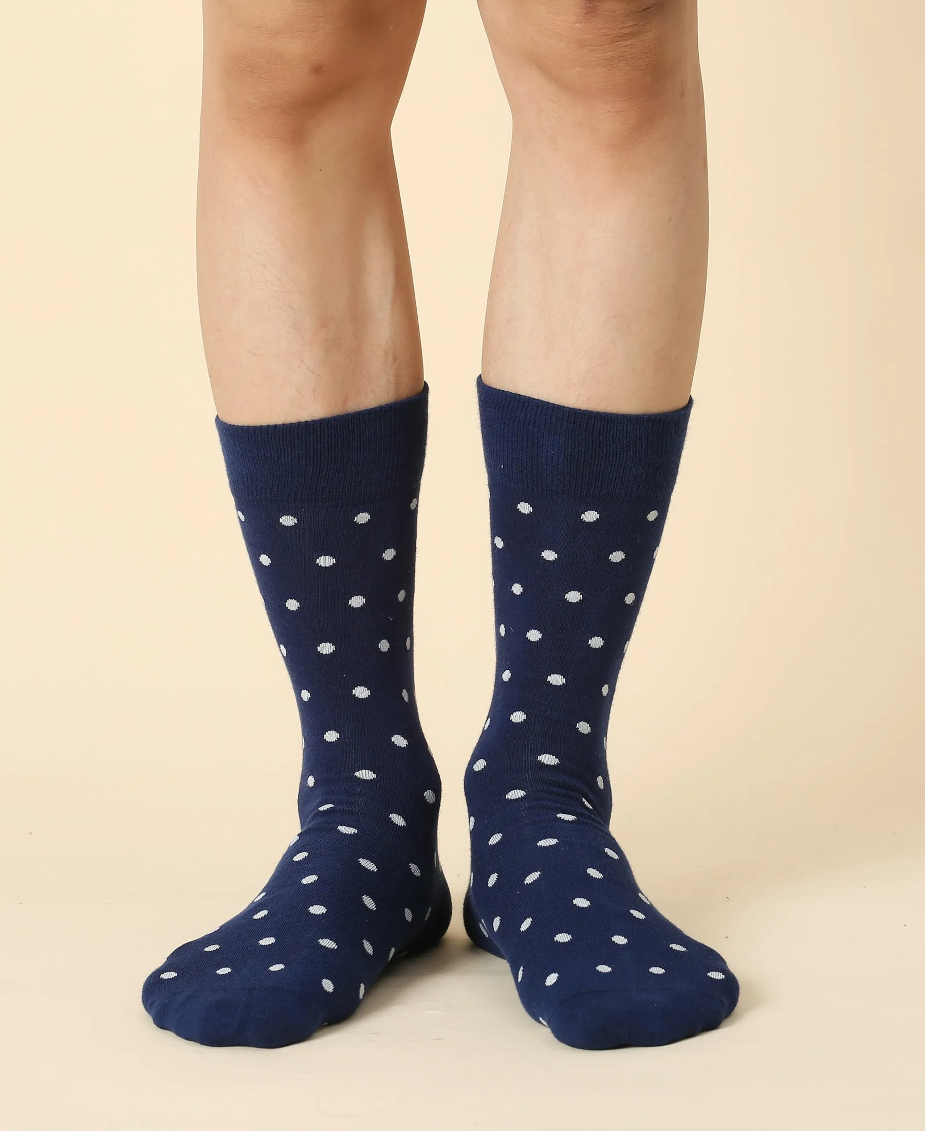 Men's Polka Dot Crew Sock Felix sold by Somatchi product image thumbnail 2