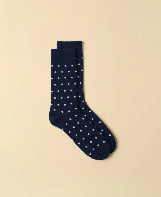 Men's Polka Dot Crew Sock Felix sold by Somatchi