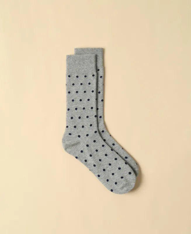 Men's Polka Dot Crew Sock Felix sold by Somatchi