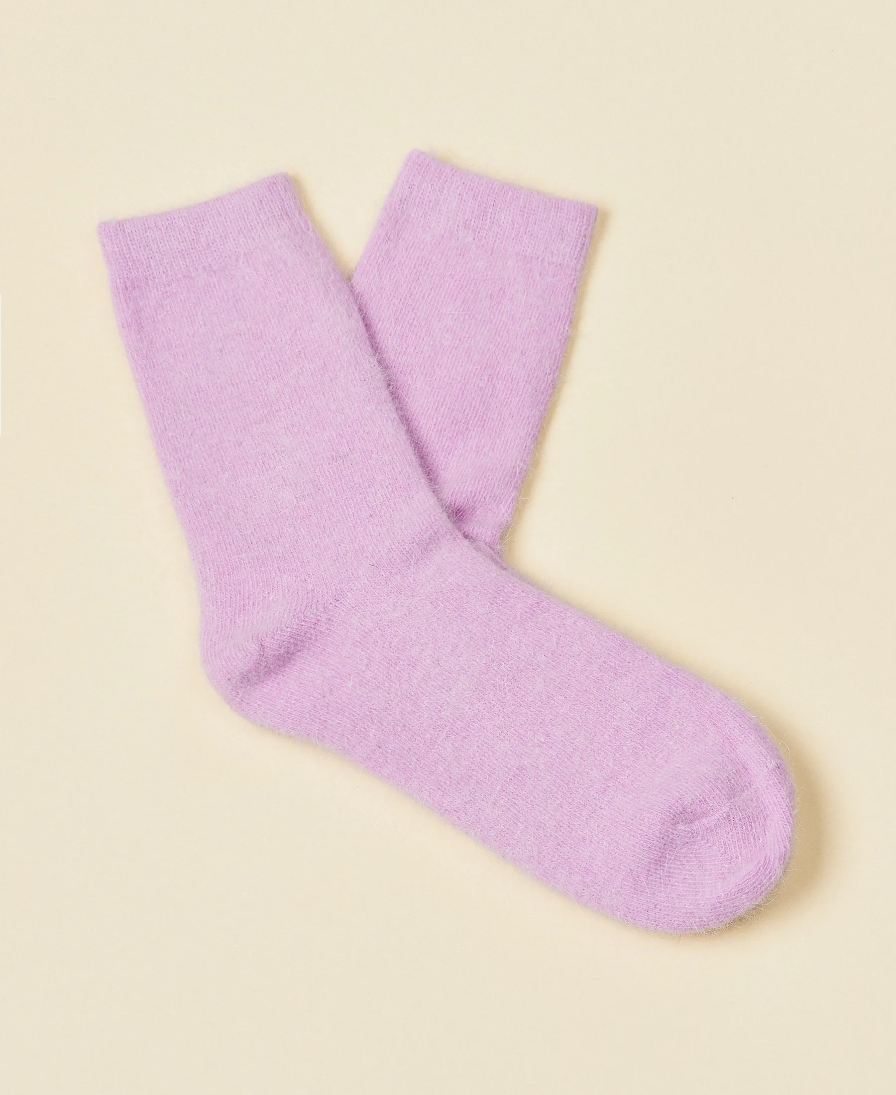 Women's Wool Crew Sock Mimi - Thistle sold by Somatchi