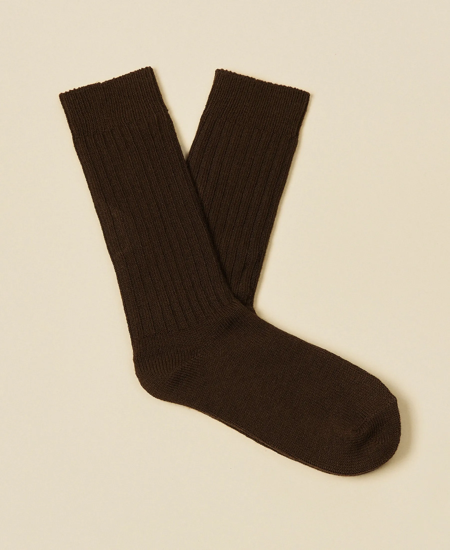 Women's Merino Wool Socks Dekra - Umber sold by Somatchi