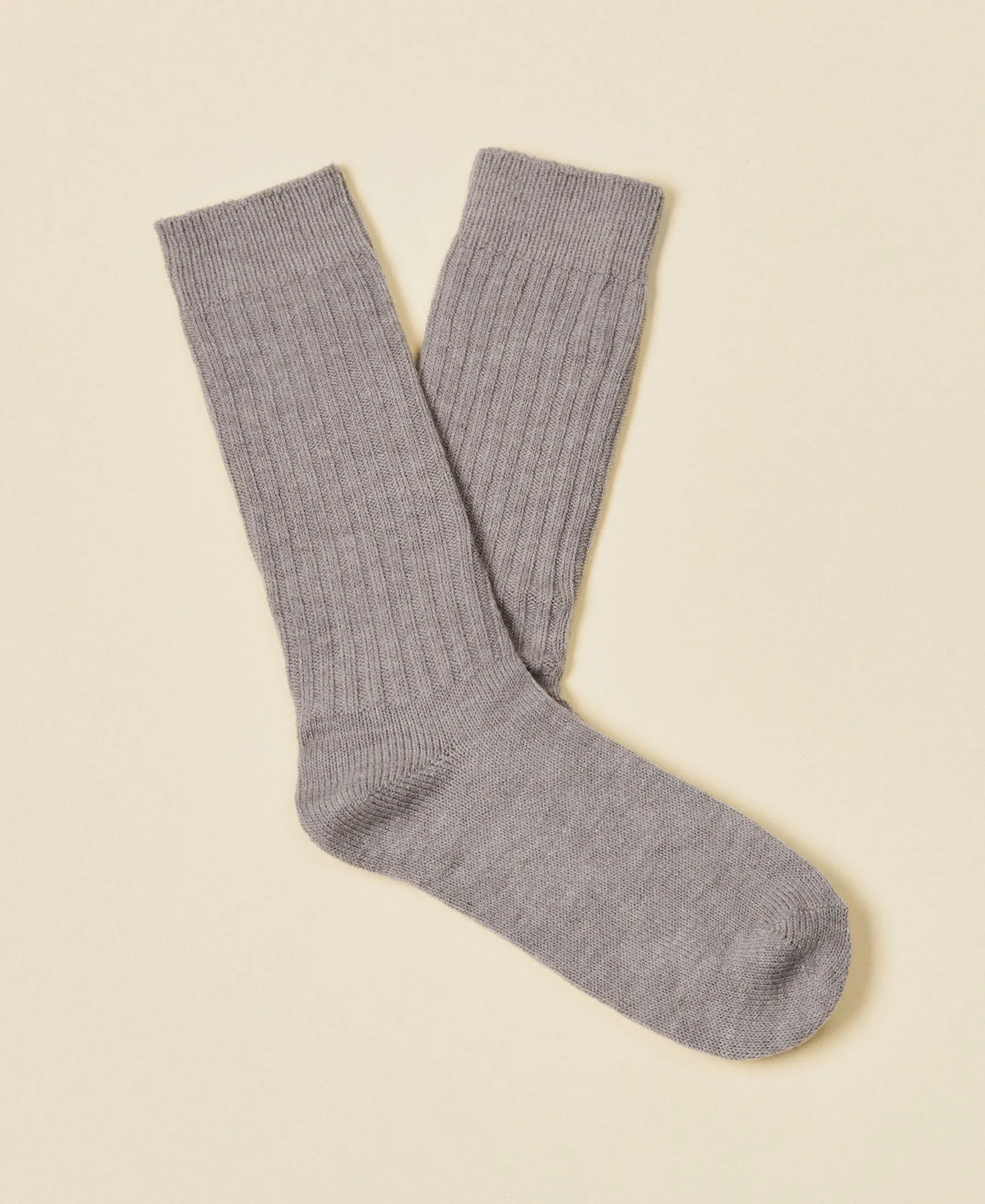 Women's Merino Wool Socks Dekra - Heathered Pewter sold by Somatchi
