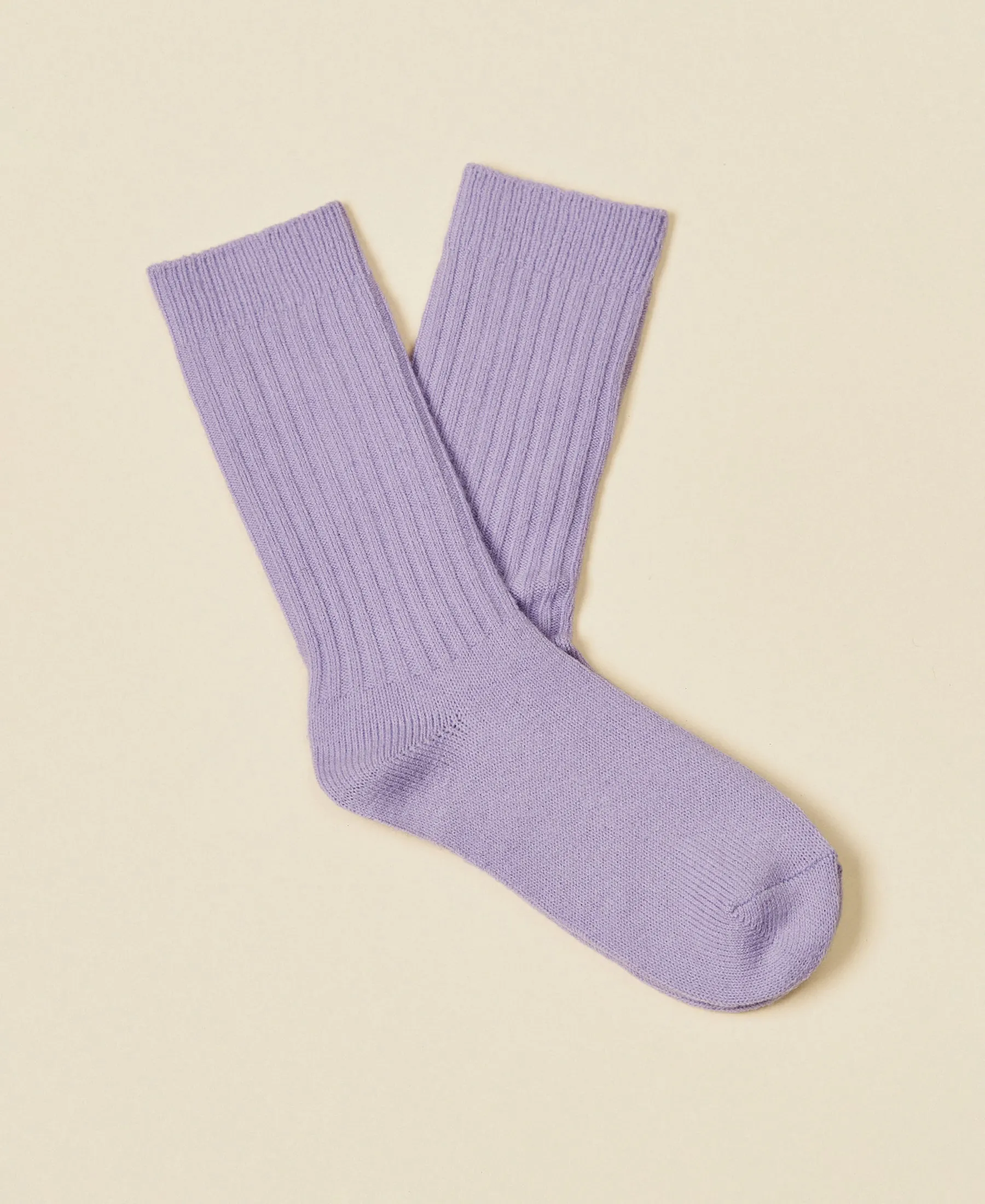 Women's Merino Wool Socks Dekra - Lilac sold by Somatchi