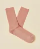 Women's Thin-Ribbed Cotton Socks Breeze - Peach sold by Somatchi