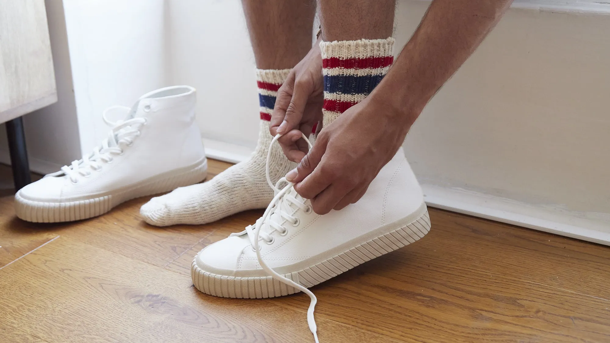 Unisex HeavyWeight Cotton Striped Socks Sailer sold by Somatchi product image thumbnail 2