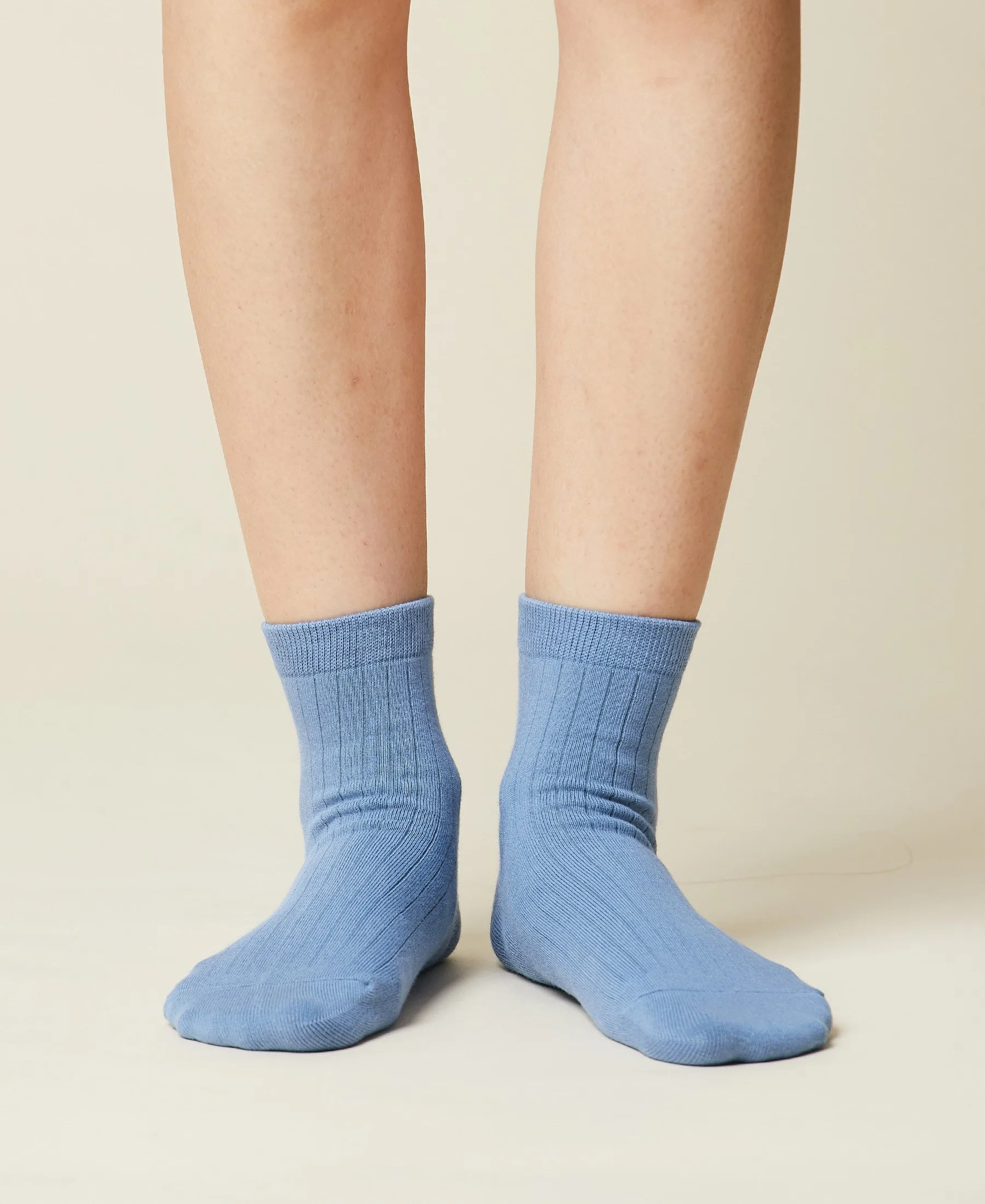 Women's Cotton Ankle Socks Fuji - Slateblue sold by Somatchi product image thumbnail 2