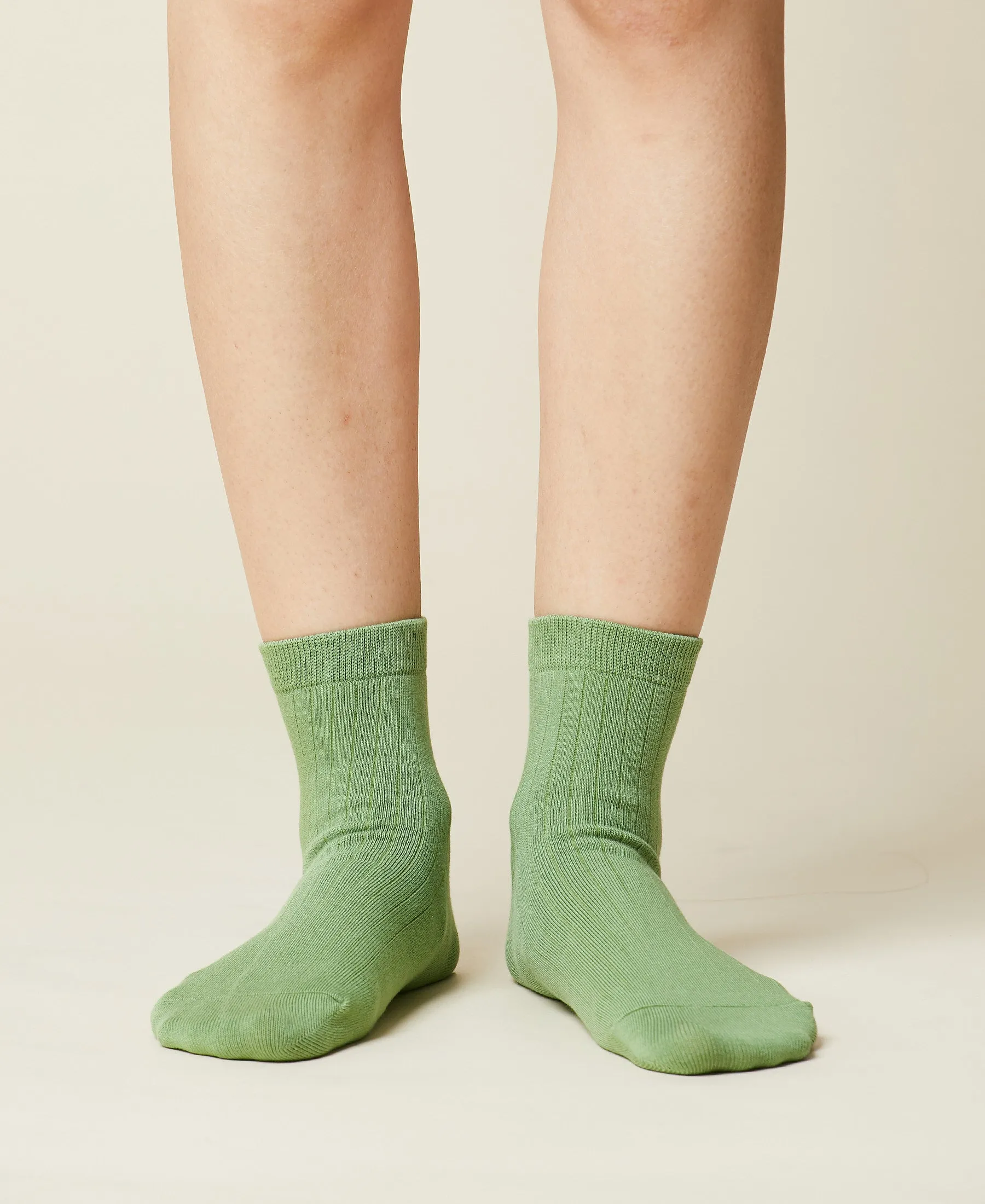 Women's Cotton Ankle Socks Fuji - Mint sold by Somatchi product image thumbnail 2