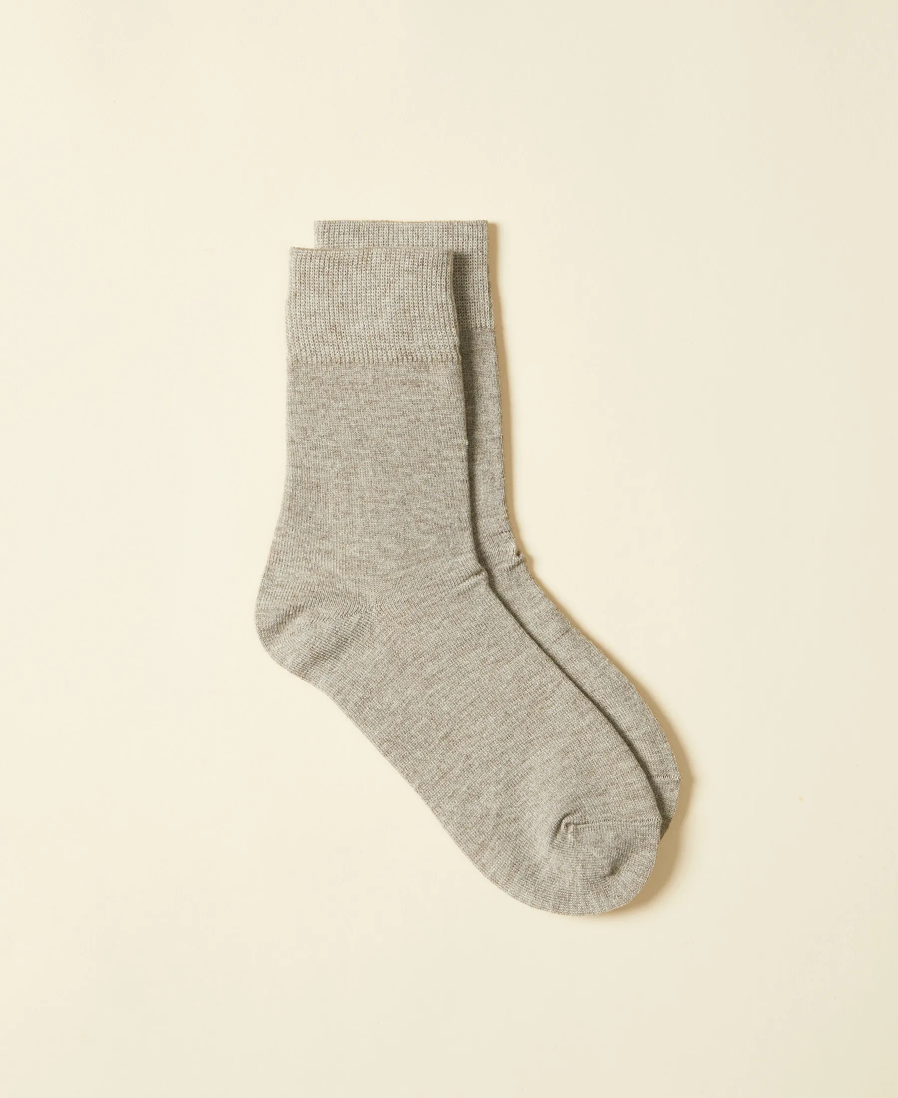 Women's Wool Crew Sock Clyde - Mist sold by Somatchi
