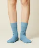 Women's Wool Crew Sock Clyde - Powder Blue sold by Somatchi