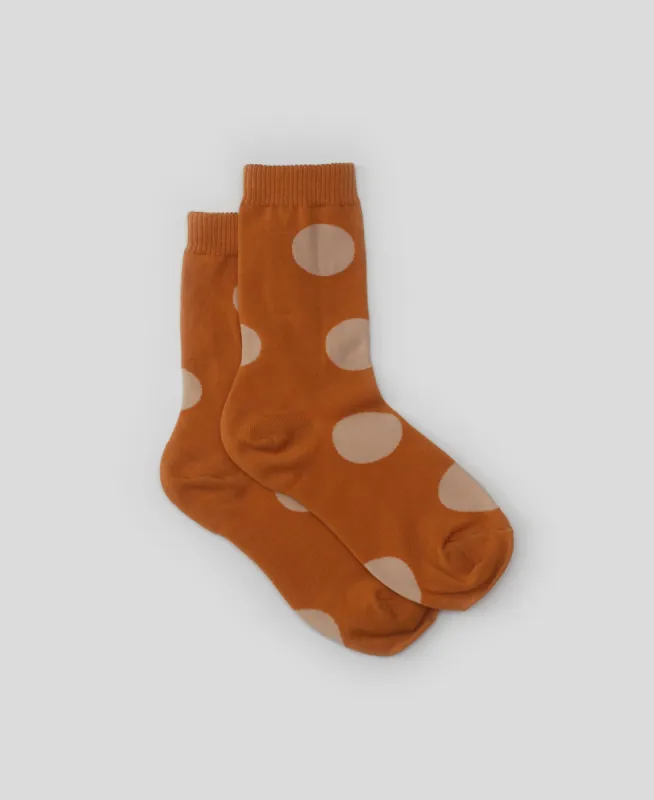 Women's Polka Dot Cotton Socks - Sienna sold by Somatchi